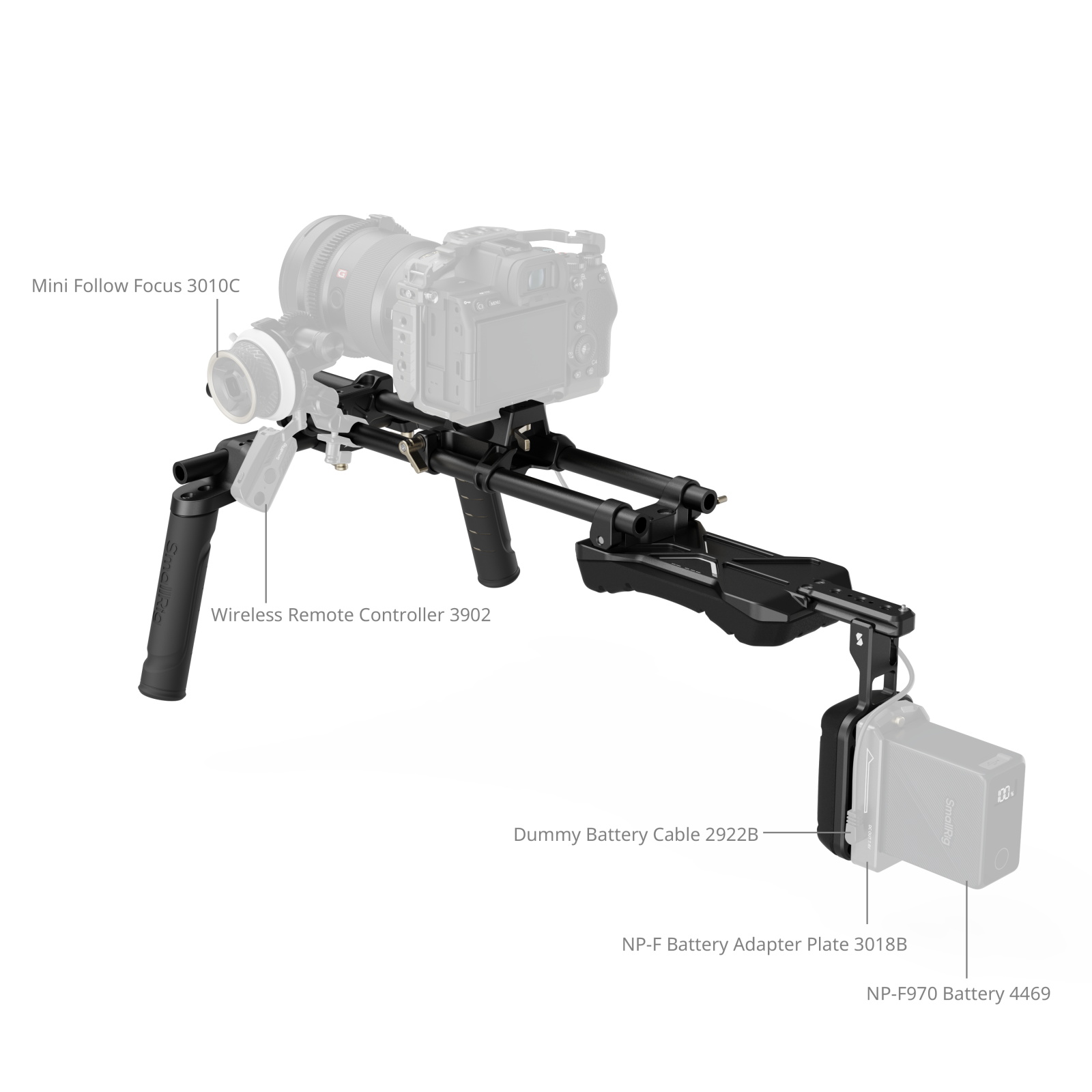 SmallRig Shoulder Rig Kit (Classic Version) | Chính hãng