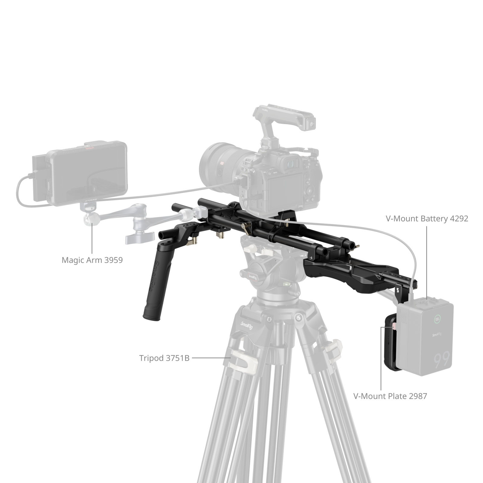SmallRig Shoulder Rig Kit (Classic Version) | Chính hãng
