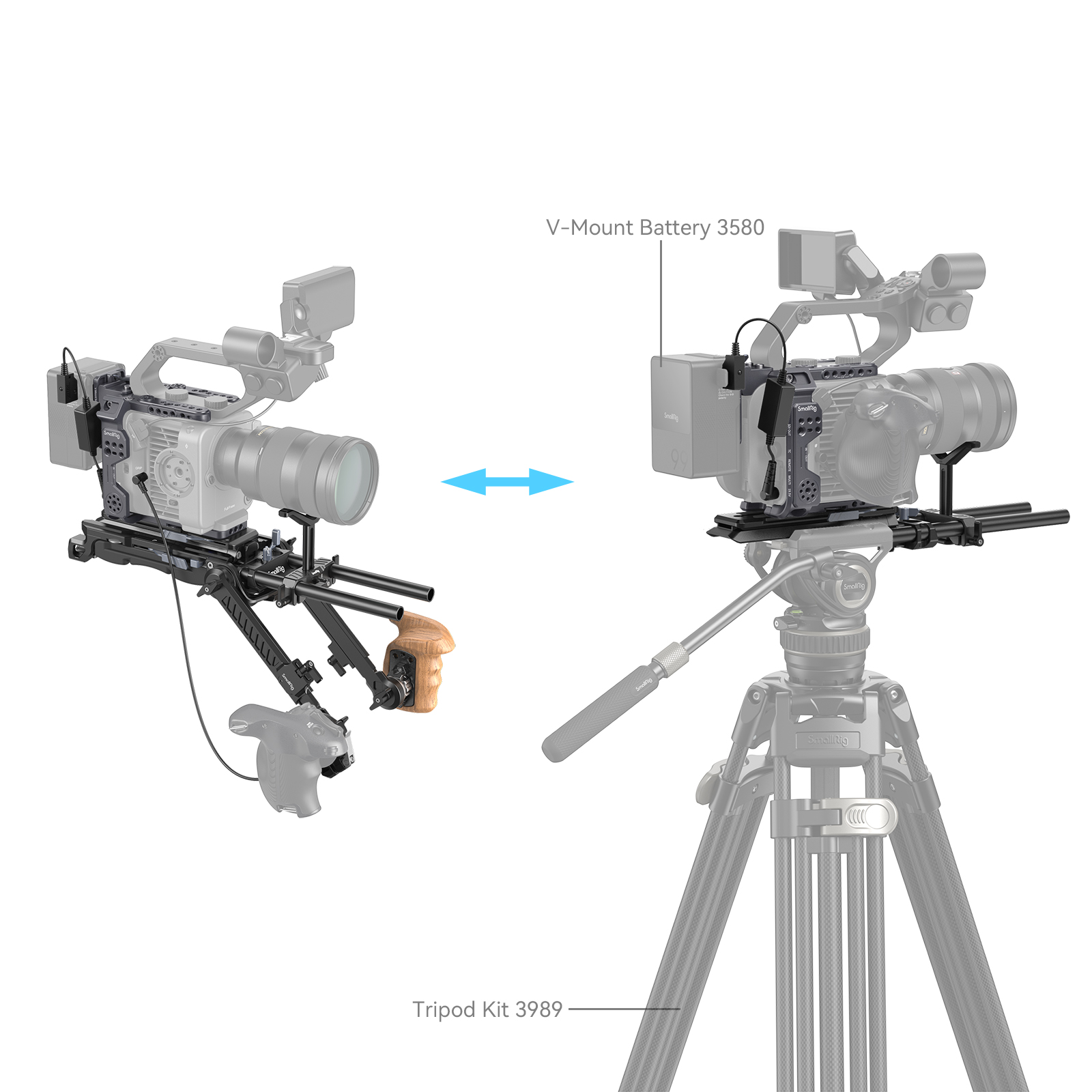 SmallRig Shoulder Rig Kit for Sony FX6 | Chính hãng