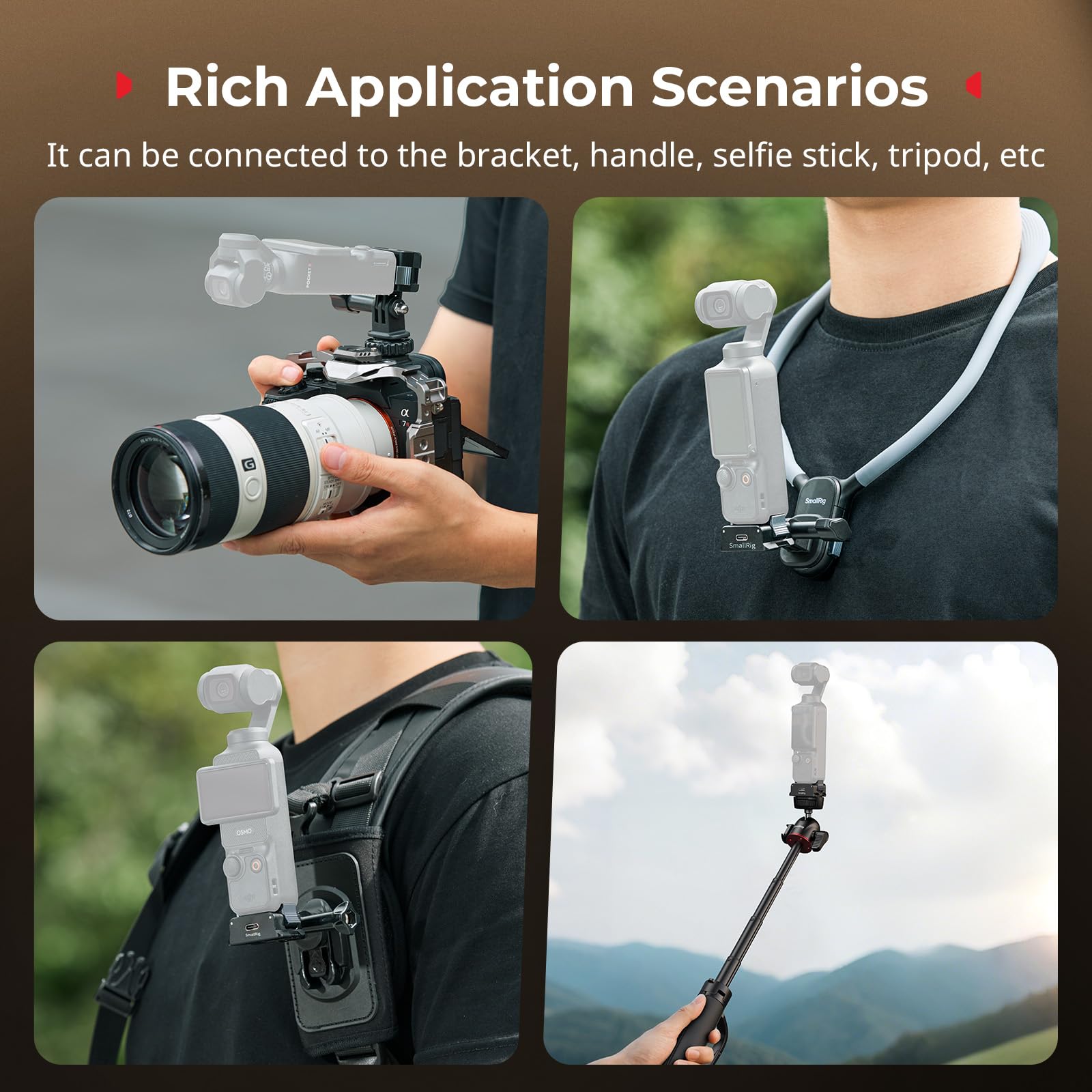 SmallRig Silicone Case Kit for DJI Osmo Pocket 3 Standard | Chính hãng