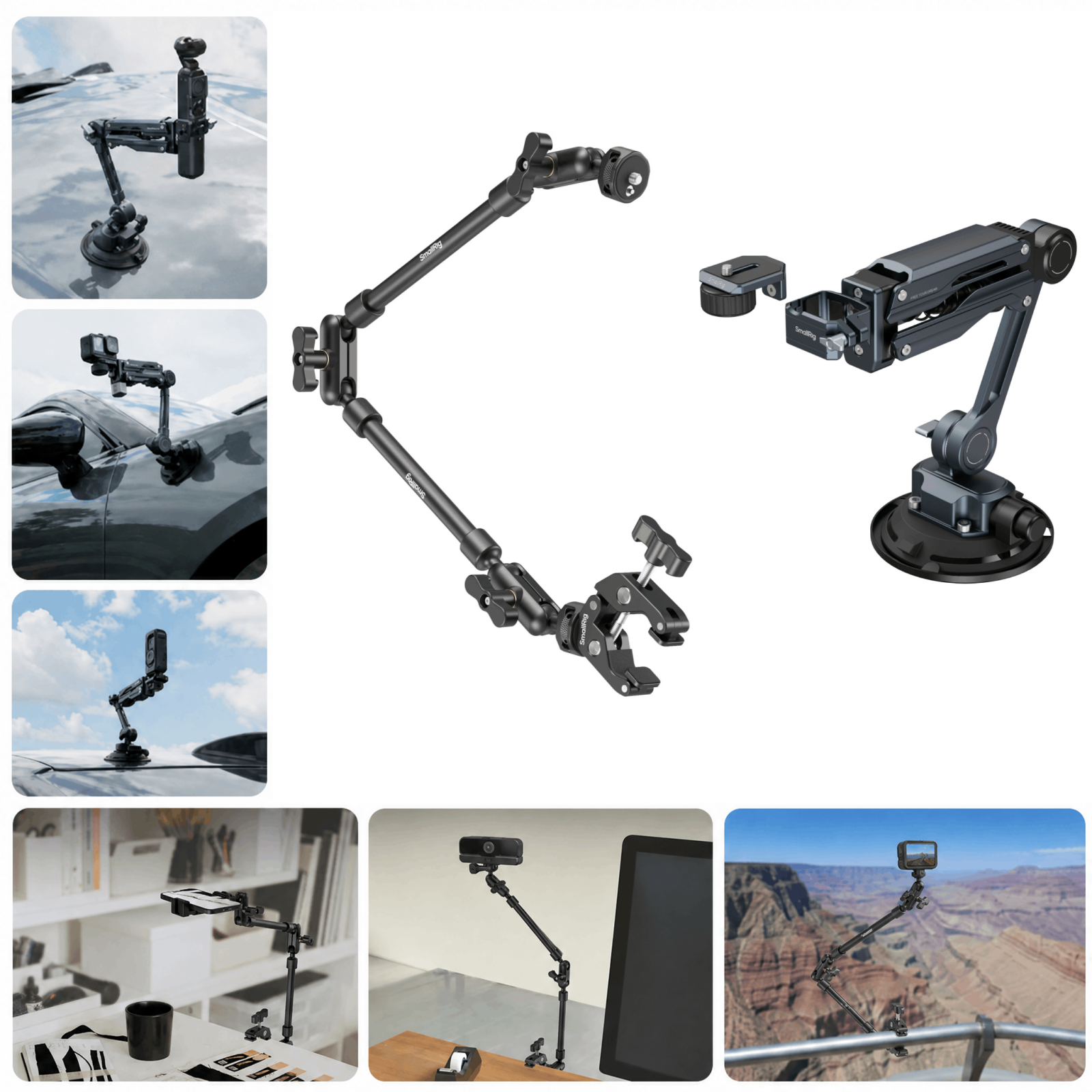 SmallRig mini Shock Absorber Arm for DJI Osmo Pocket 3 / GoPro | - khả năng kết nối thiết bị