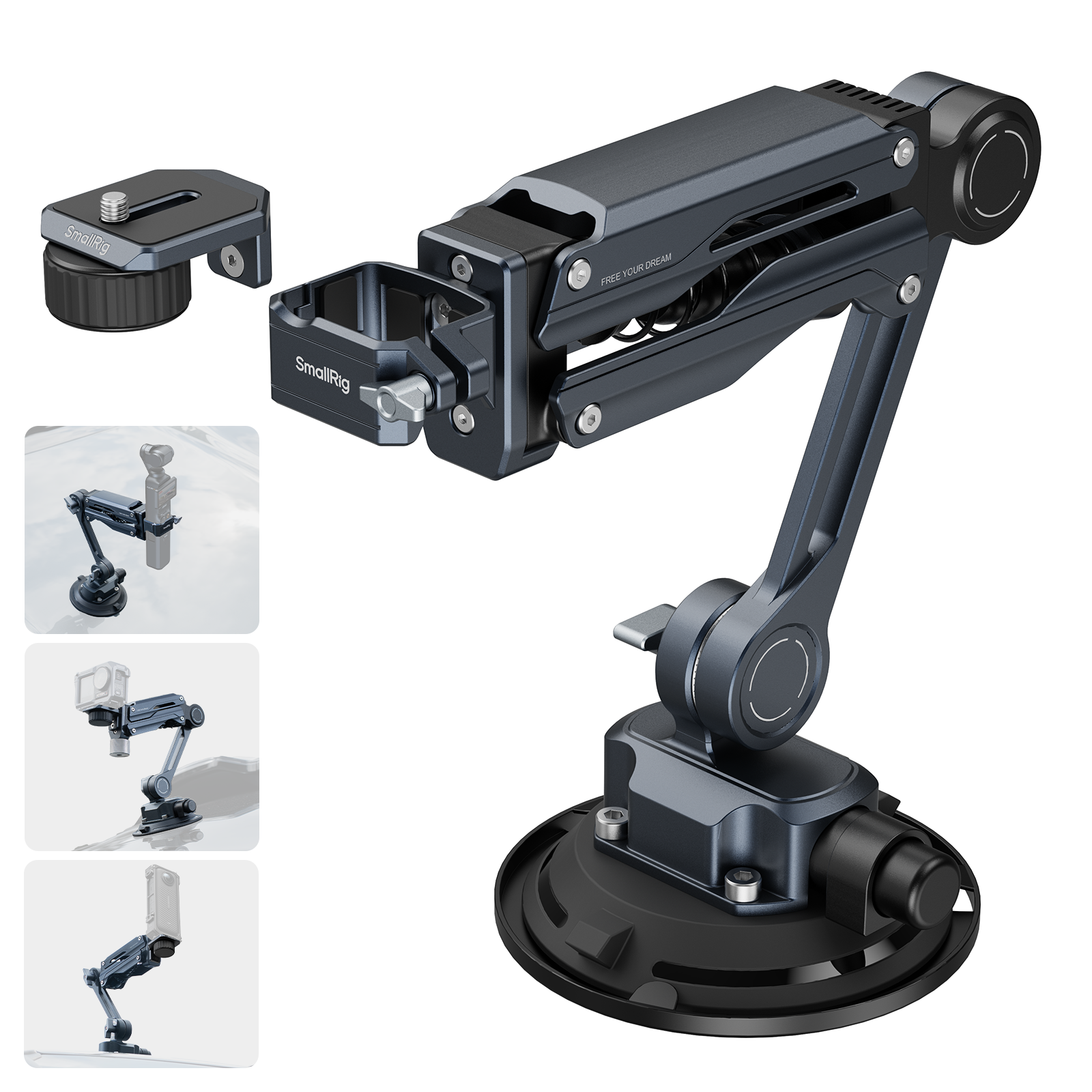 SmallRig mini Shock Absorber Arm for DJI Osmo Pocket 3 / GoPro | - chi tiết sản phẩm
