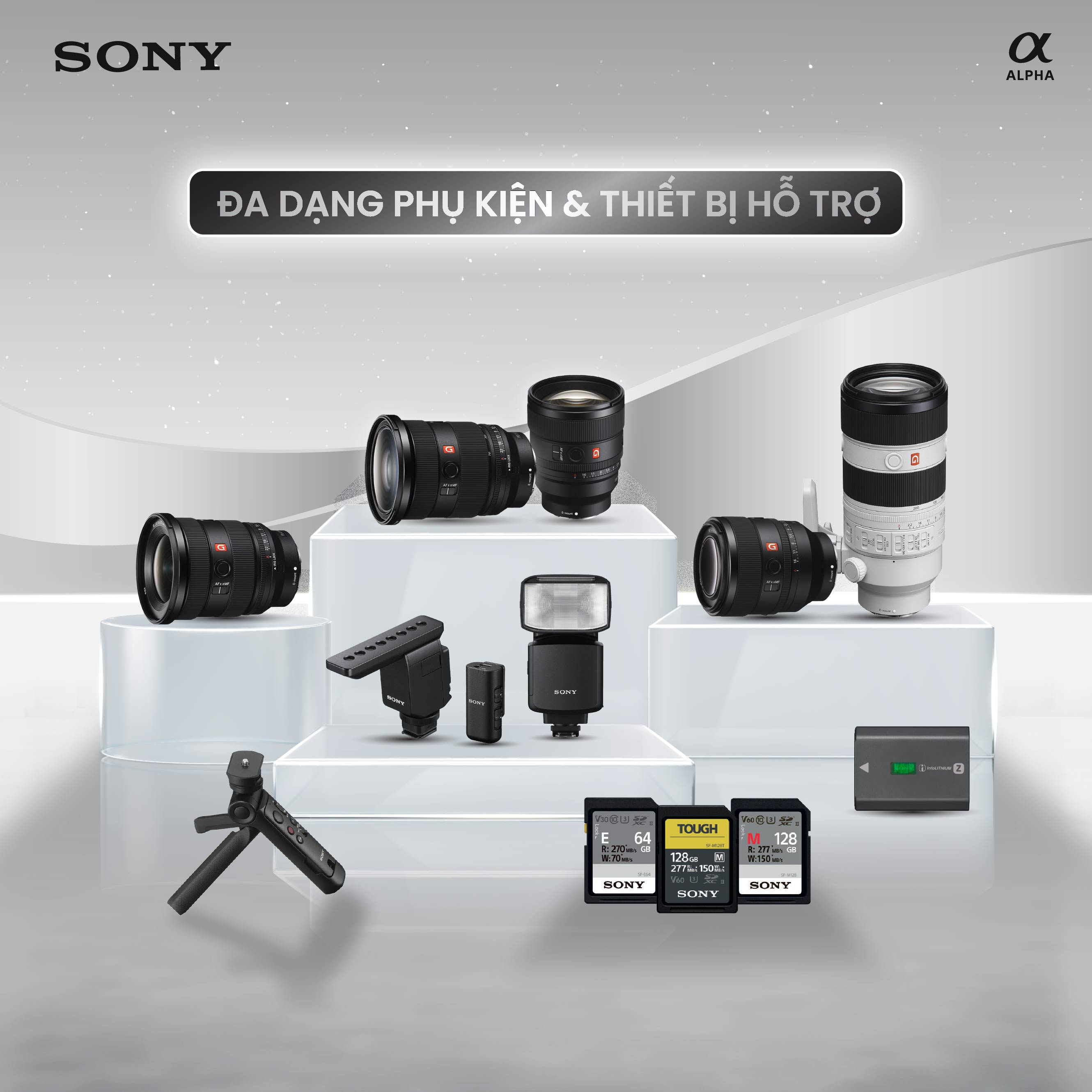 Sony A6400 | Ống kính 18-135 Đen | Combo quà tặng | Chính hãng