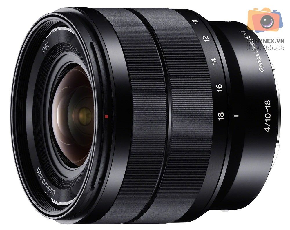 Sony E 10-18mm F4 | Ống Kính Siêu Rộng Chính Hãng | Chính hãng - mặt sau và phụ kiện đi kèm