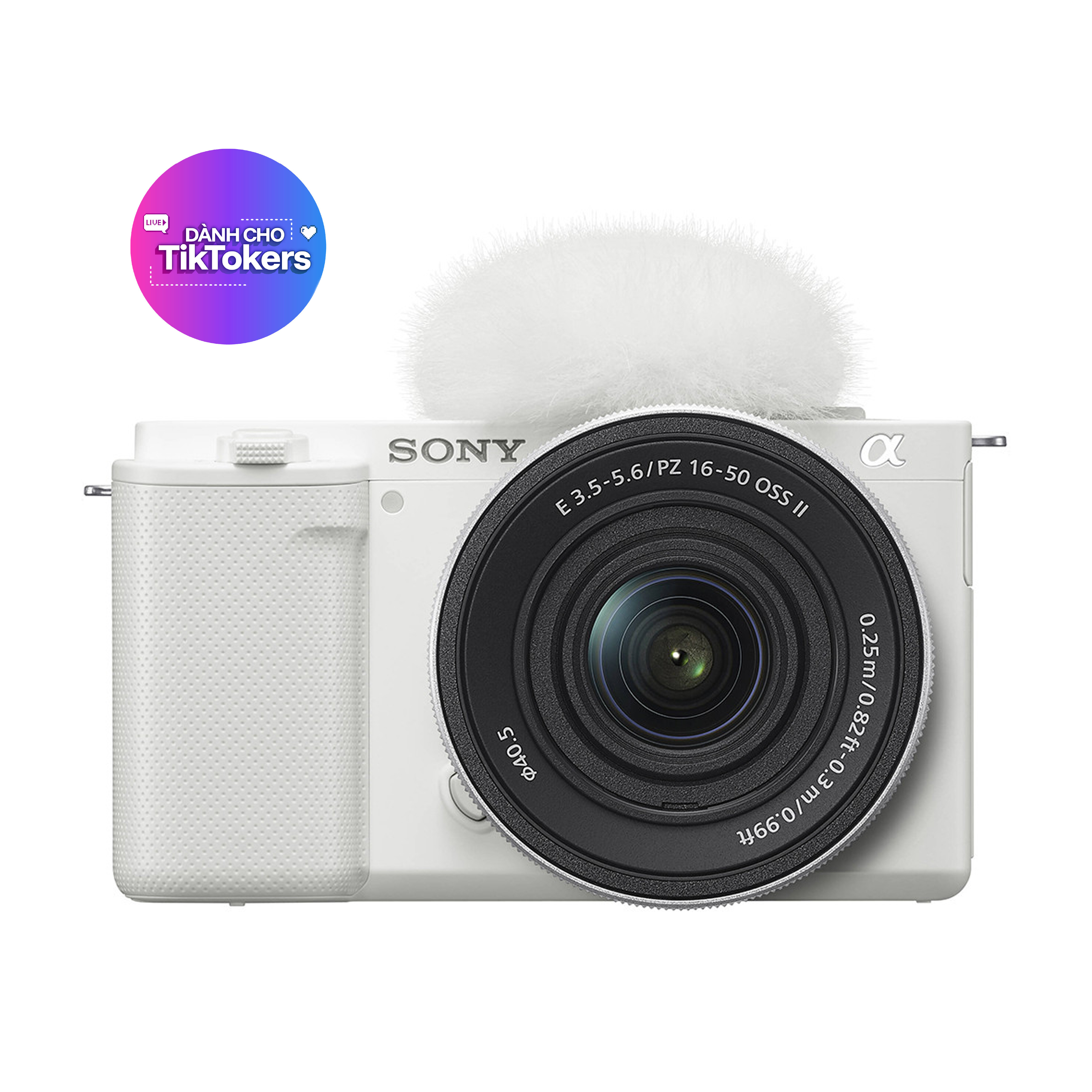 Sony ZV-E10 | KIT 16-50 M2 Trắng | Chính hãng | SonyVN | Bảo hành 2 năm