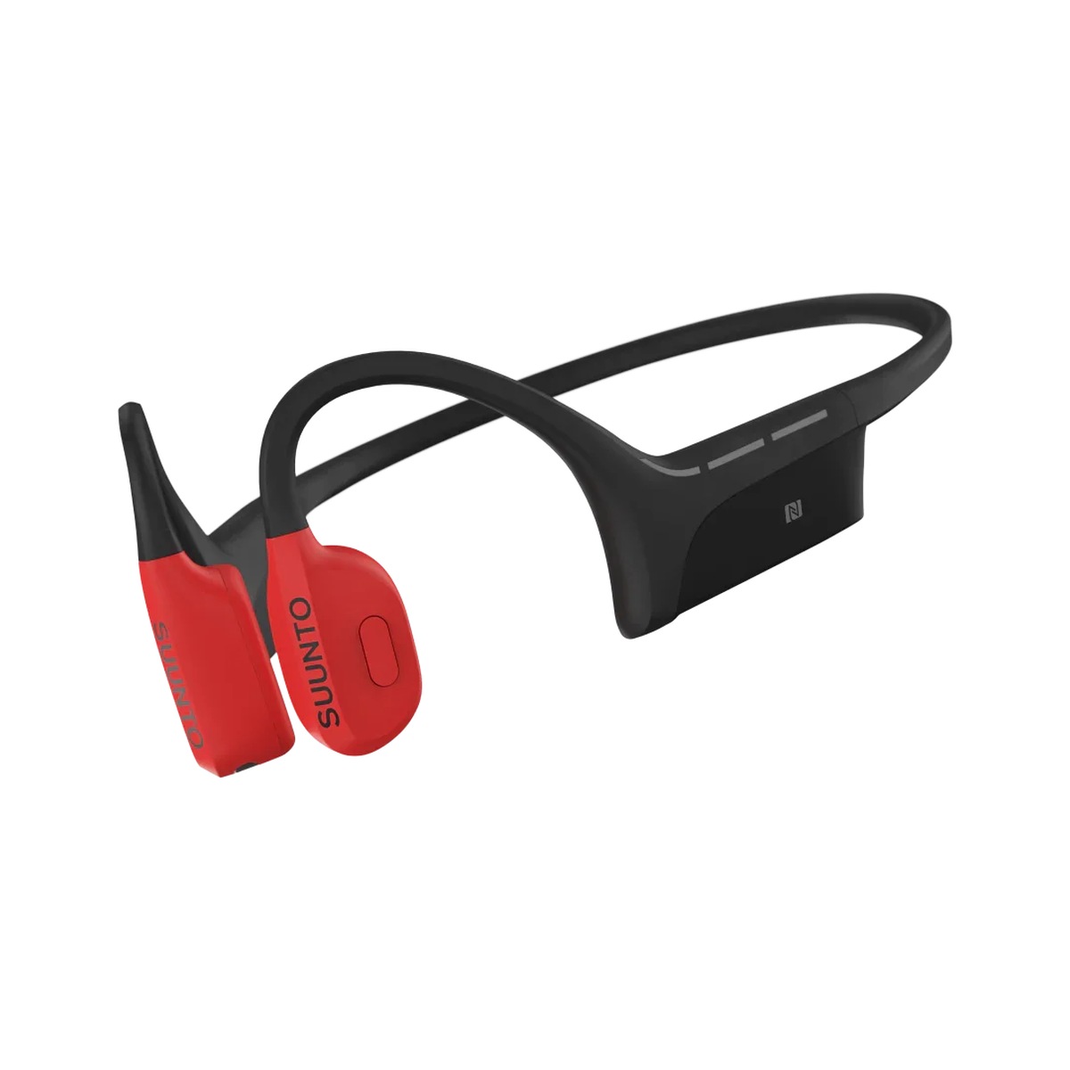 Tai nghe thể thao Open-Ear Suunto Wing Lava Red W/O Charging Dock - Đỏ đen (SS050977000) Chính hãng