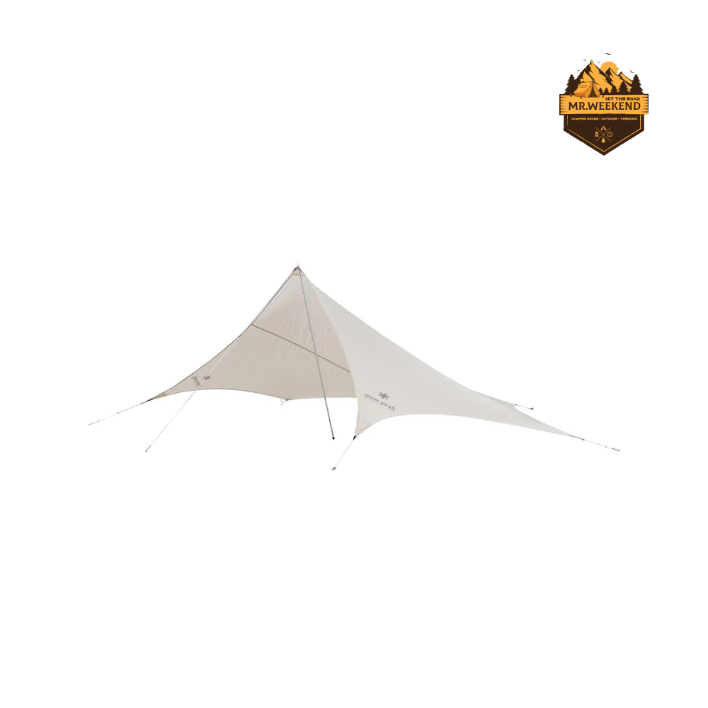 Tấm Tăng Che Snow Peak Penta Tarp in Ivory ,STP-381-IV-US | Chính hãng