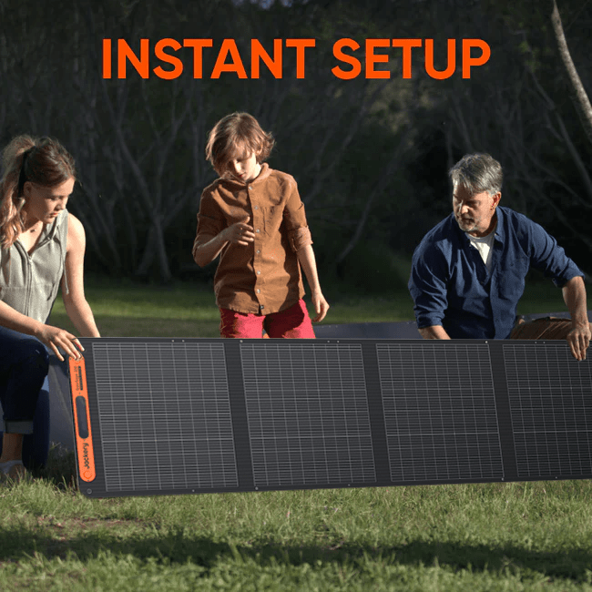 Tấm pin năng lượng mặt trời Jackery SolarSaga 200W (Bifacial) | Chính Hãng