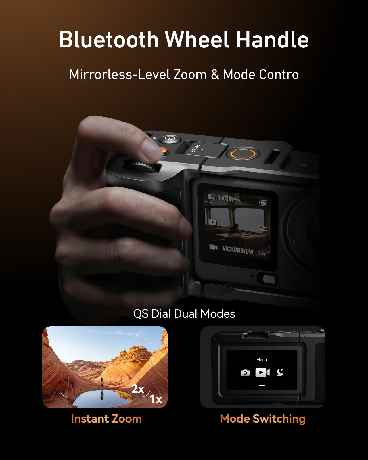 Telesin Bộ Chụp Ảnh Đường Phố Kèm Remote Cho DJI Action 6 | S6-FMS-39-TDJ | Chính hãng | FullVAT