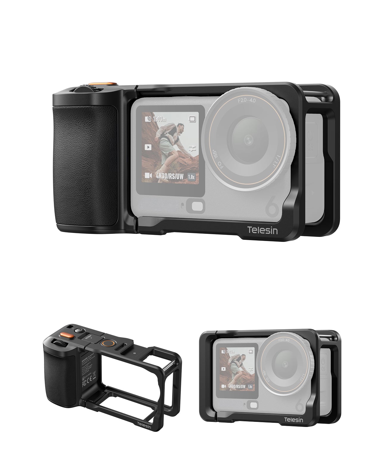 Telesin Bộ Chụp Ảnh Đường Phố Kèm Remote Cho DJI Action 6 | S6-FMS-39-TDJ | Chính hãng | FullVAT