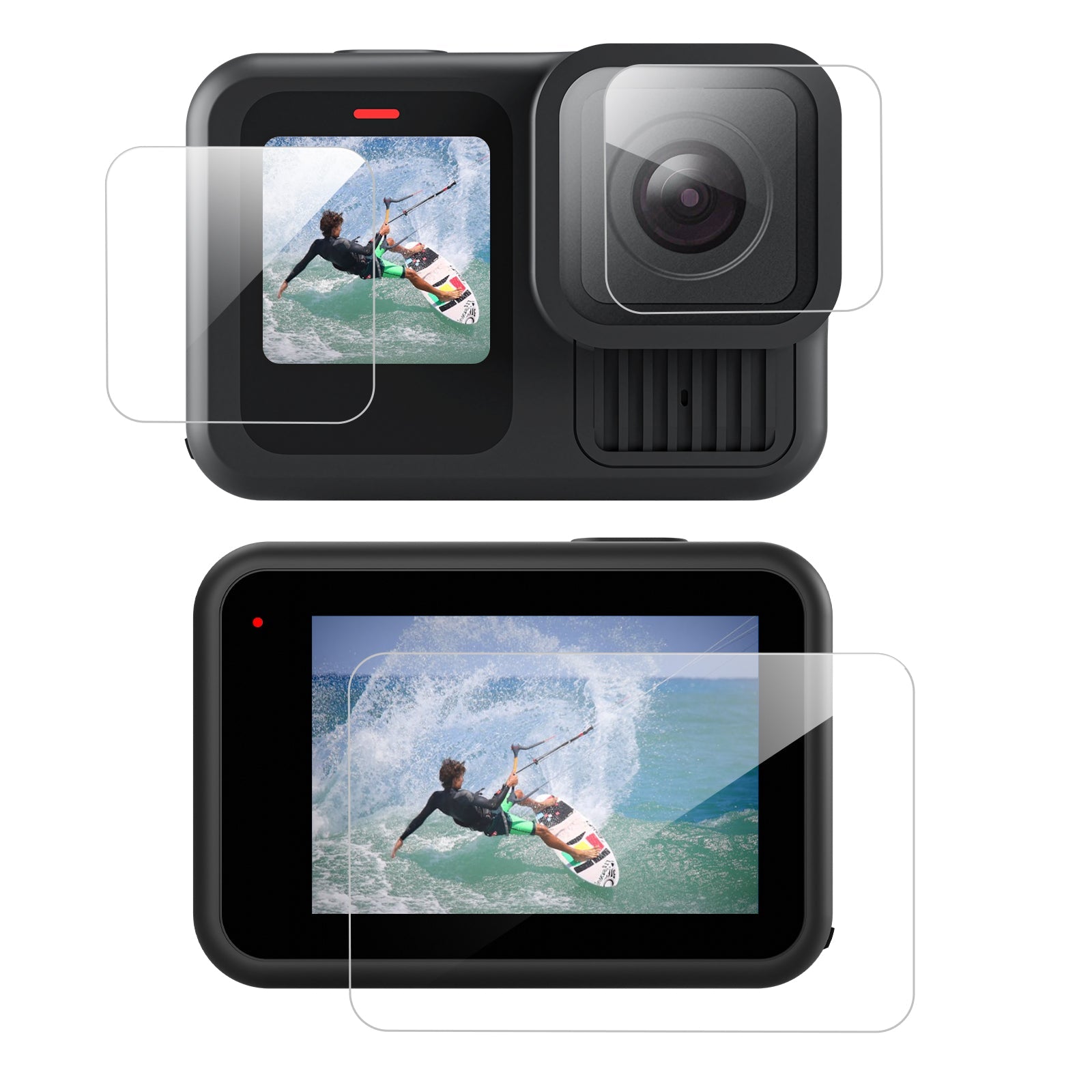 Telesin Bộ Kính Cường Lực Bảo Vệ Màn Hình & Thấu Kính Cho GoPro 13 | S6-FLM-08-TGP | Chính hãng | FullVAT
