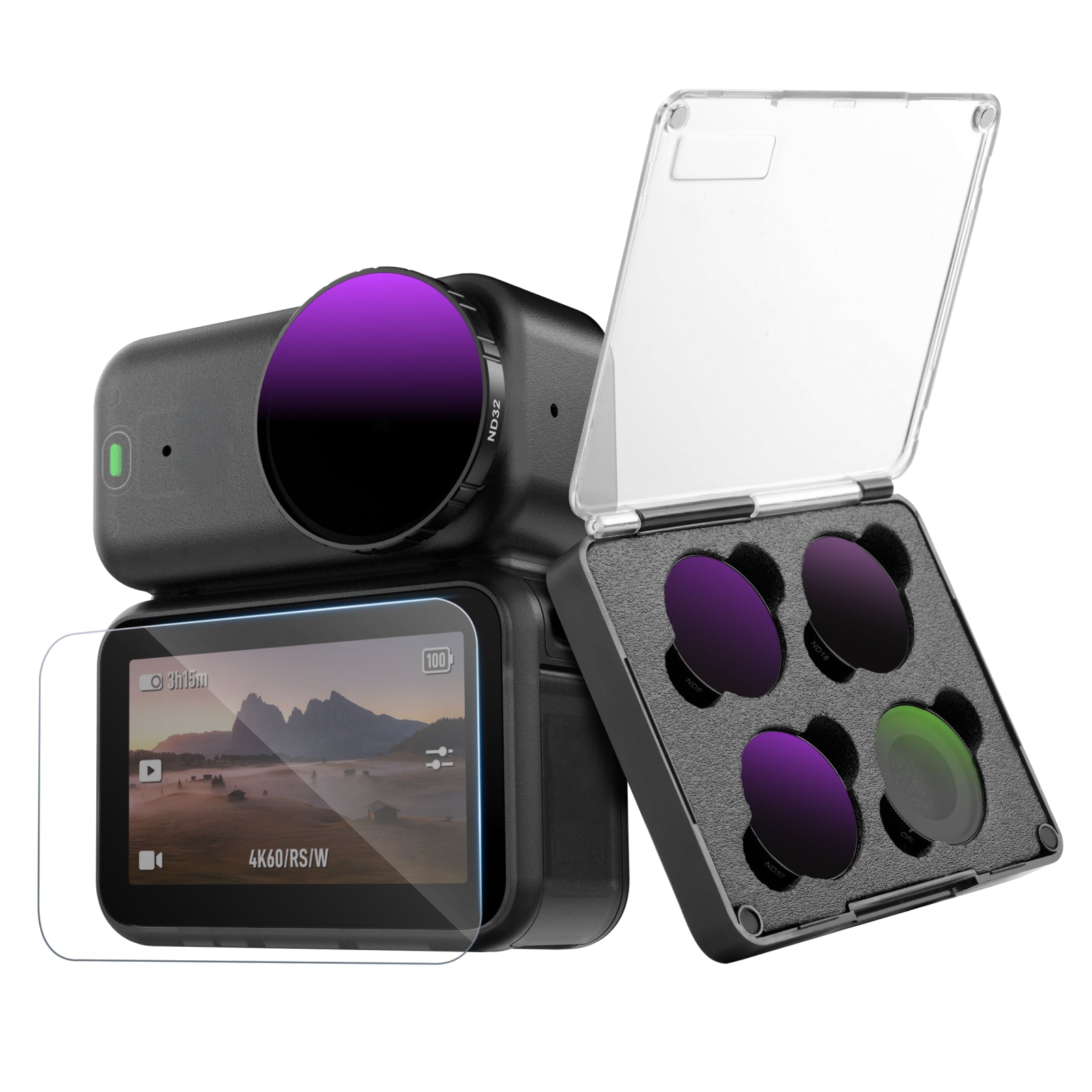 Telesin Bộ Kính Lọc Filter Cho DJI Osmo Nano | S5-FLT-45-TDJ | Chính hãng | FullVAT