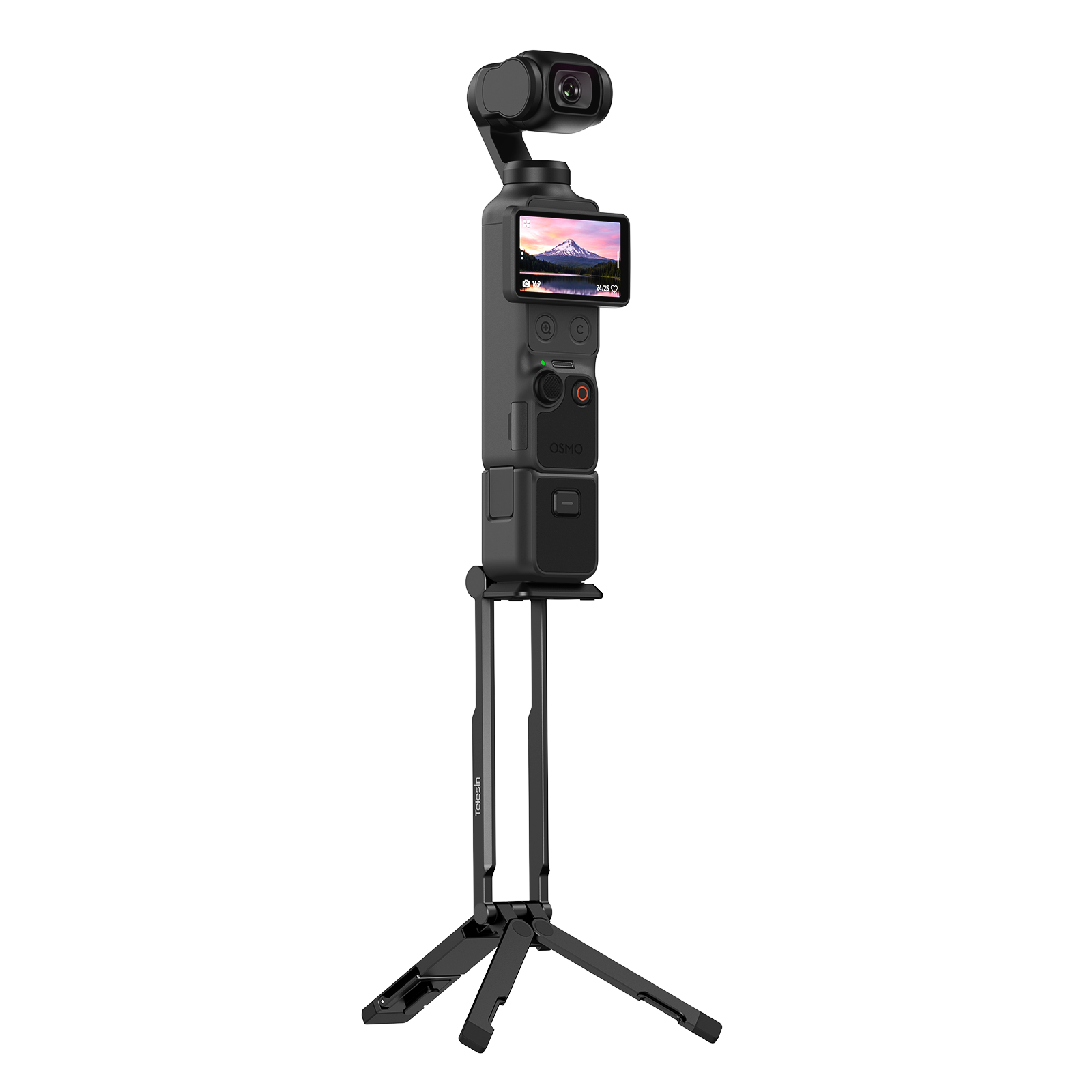Telesin Chân Máy Tripod Hút Từ Tính Cho DJI Pocket 3/4 | S3-EAK-12-TDJ | Chính hãng | FullVAT