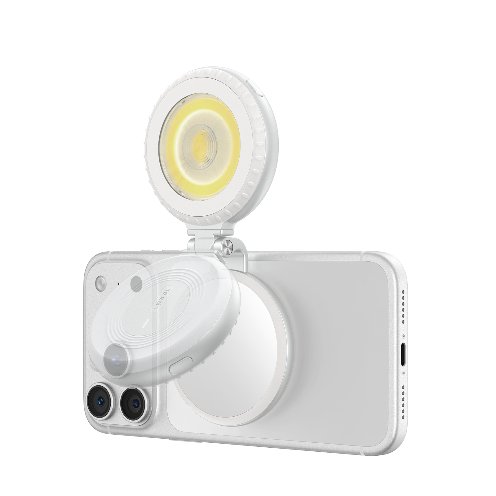 Telesin Đèn LED Trợ Sáng Điều Chỉnh Tiêu Cự Aura Zoom | P5-BGD-21 | Chính hãng | FullVAT