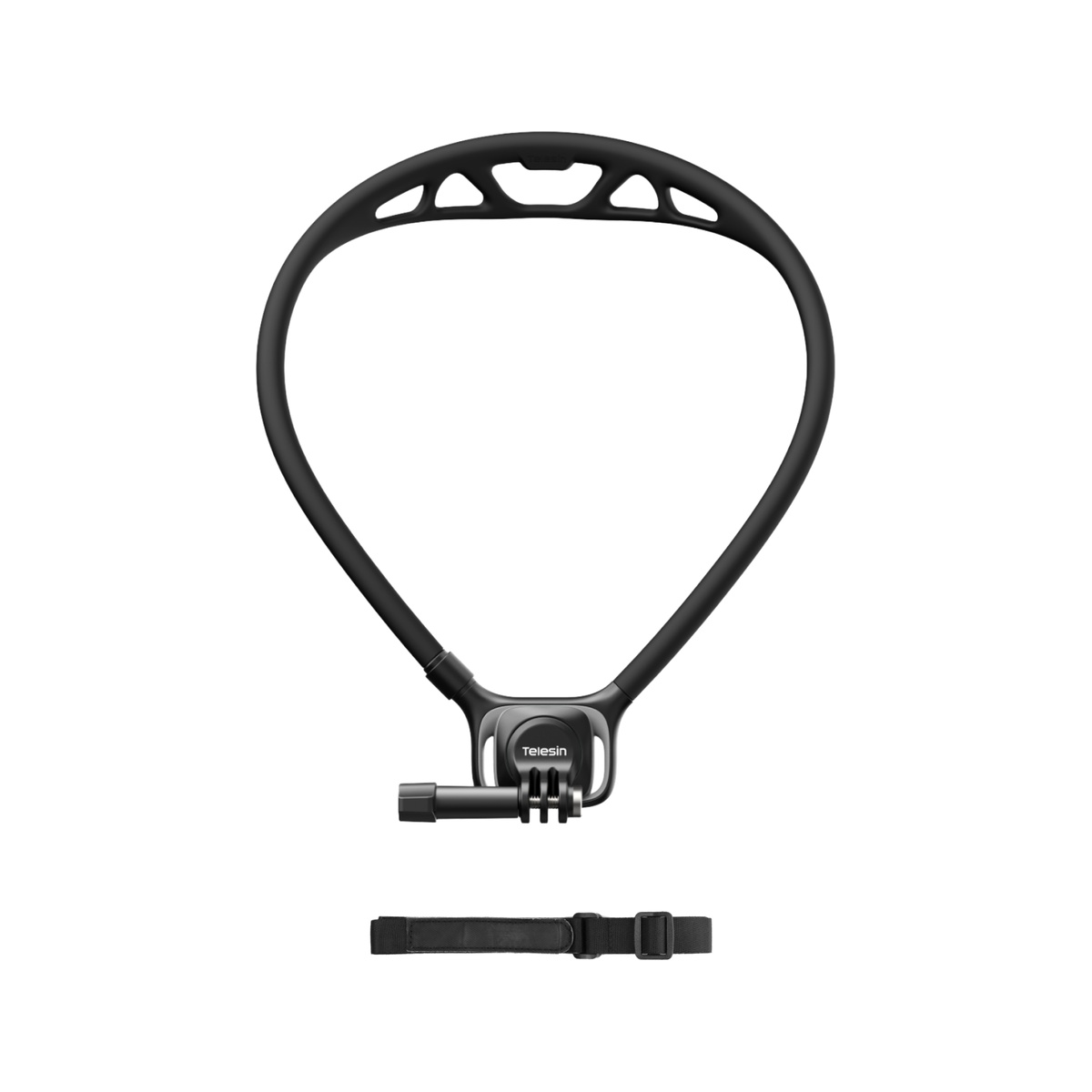 Telesin Giá Đỡ Đeo Cổ Quay Vlog SE3 Bản Đầy Đủ Cho Action Cam & Smartphone (Đen, 600mm) | S2-HNB-20BK | Chính hãng | FullVAT