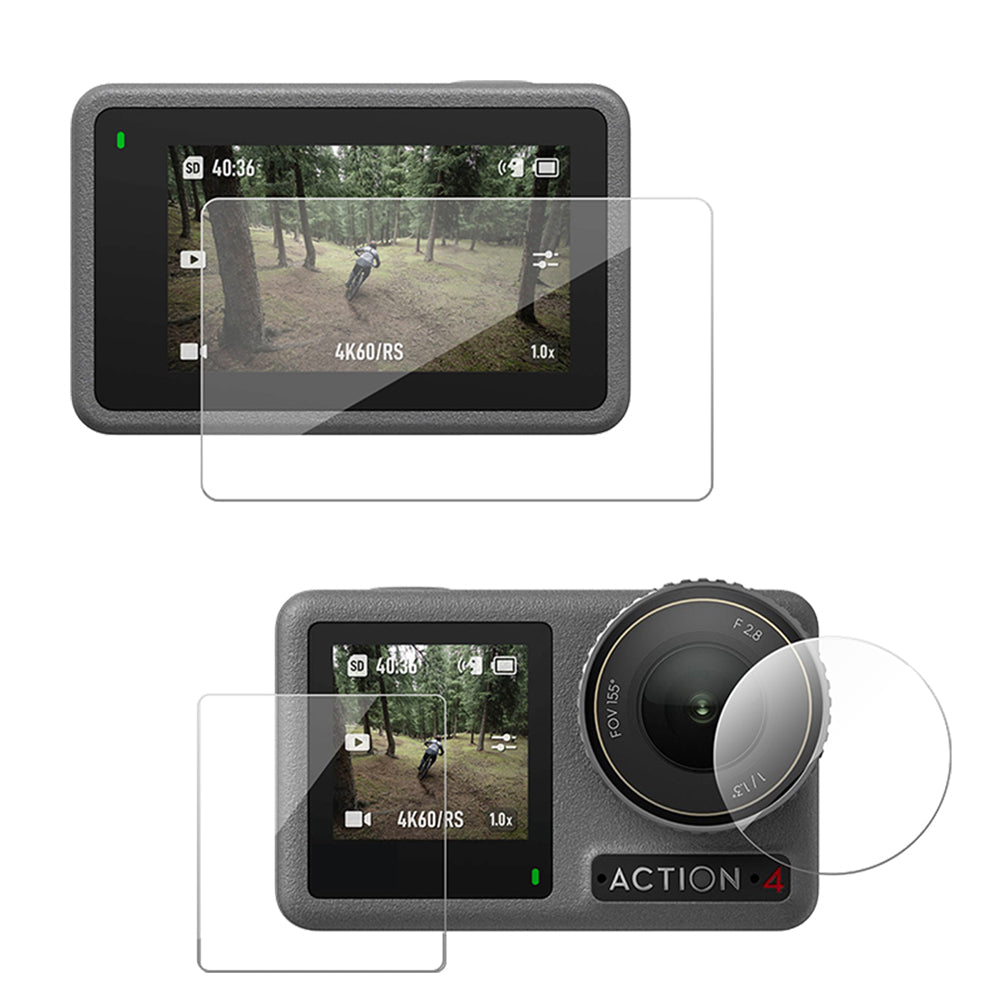 Telesin HD Protective Film Set cho DJI ACTION 3/4 | OA-FLM-008 | Chính hãng | FullVAT