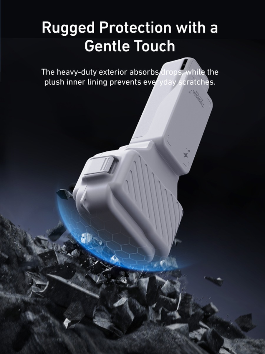 Telesin Hộp Chống Sốc Vỏ Cứng EVA Cho DJI Osmo Pocket 4 Pro / Pocket 4 (Màu Đen) | S6-FMS-45BK-TDJ | Chính hãng | FullVAT