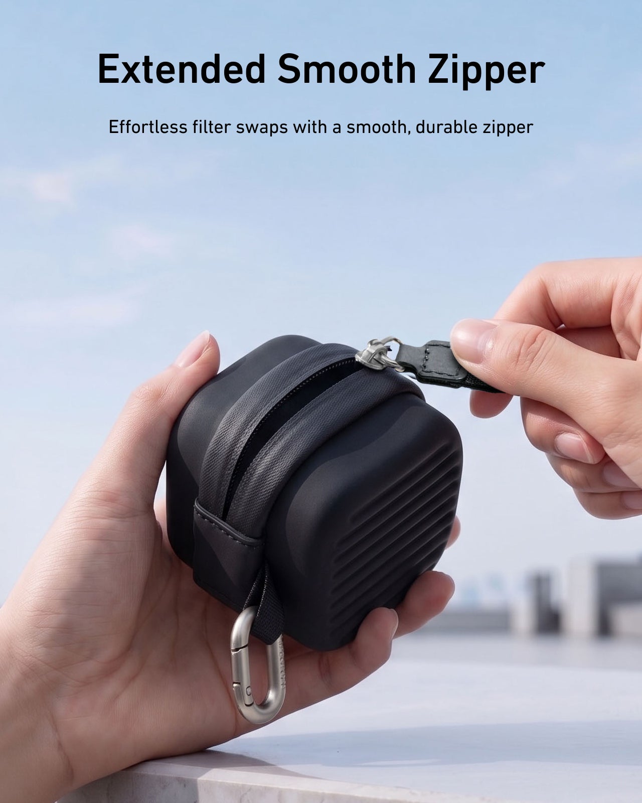 Telesin Hộp Đựng Kính Lọc Filter Bảo Vệ Cho Action Cam(Đen) | S6-PRC-29BK | Chính hãng | FullVAT