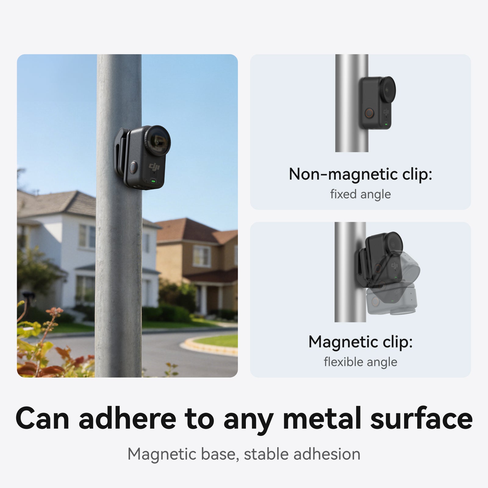 Telesin Kẹp Xoay Hút Từ Tính Cho DJI Osmo Nano / Go Ultra | S3-HMH-05-TDJ | Chính hãng | FullVAT