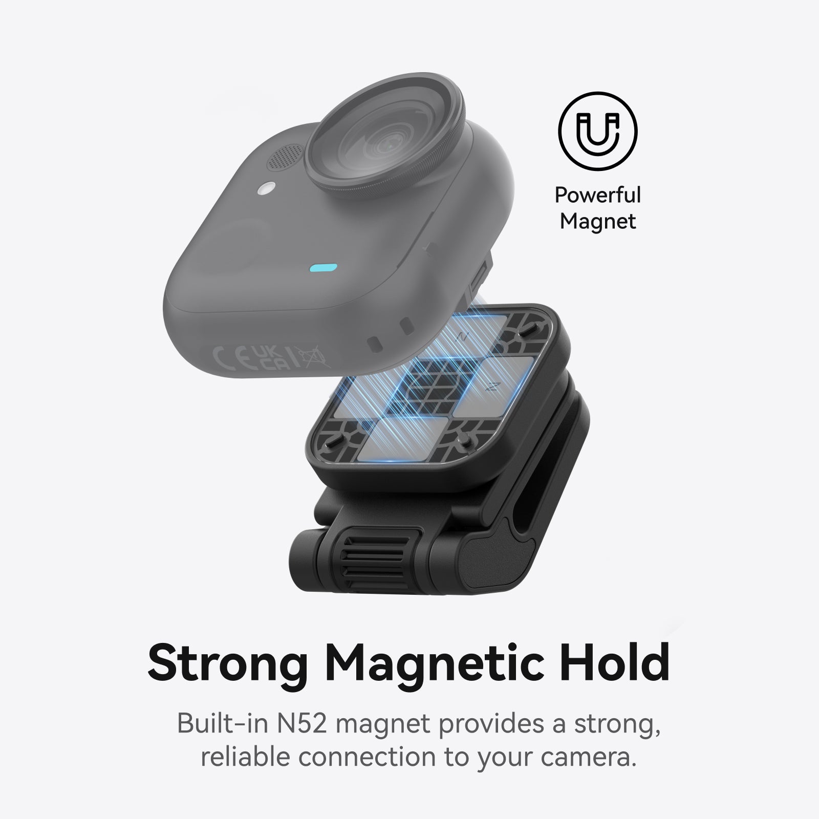 Telesin Kẹp Xoay Hút Từ Tính Cho DJI Osmo Nano / Go Ultra | S3-HMH-05-TIS | Chính hãng | FullVAT