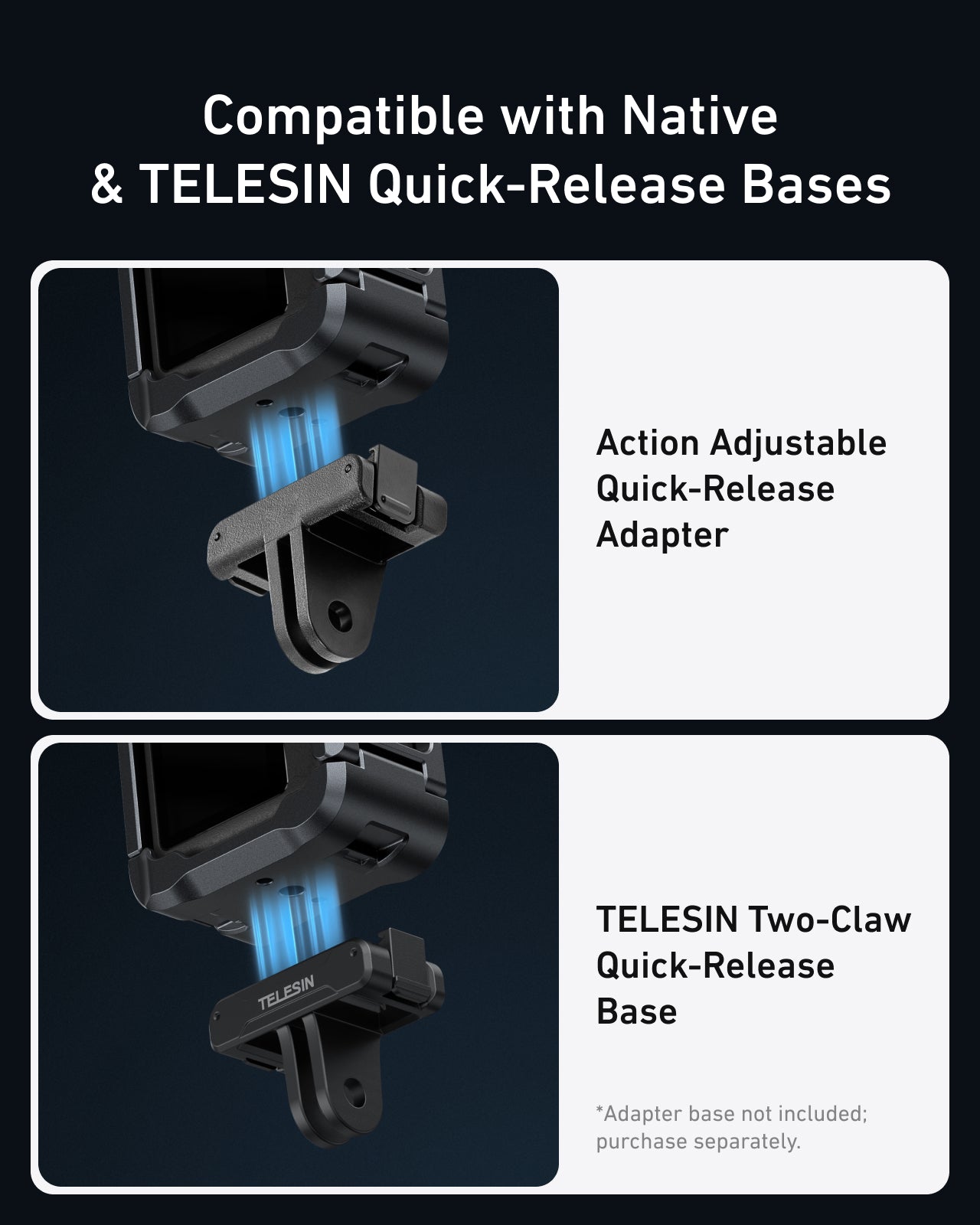 Telesin Khung Kim Loại Bảo Vệ Rabbit Cage Cho DJI Action 6 | S6-FMS-35-TDJ | Chính hãng | FullVAT