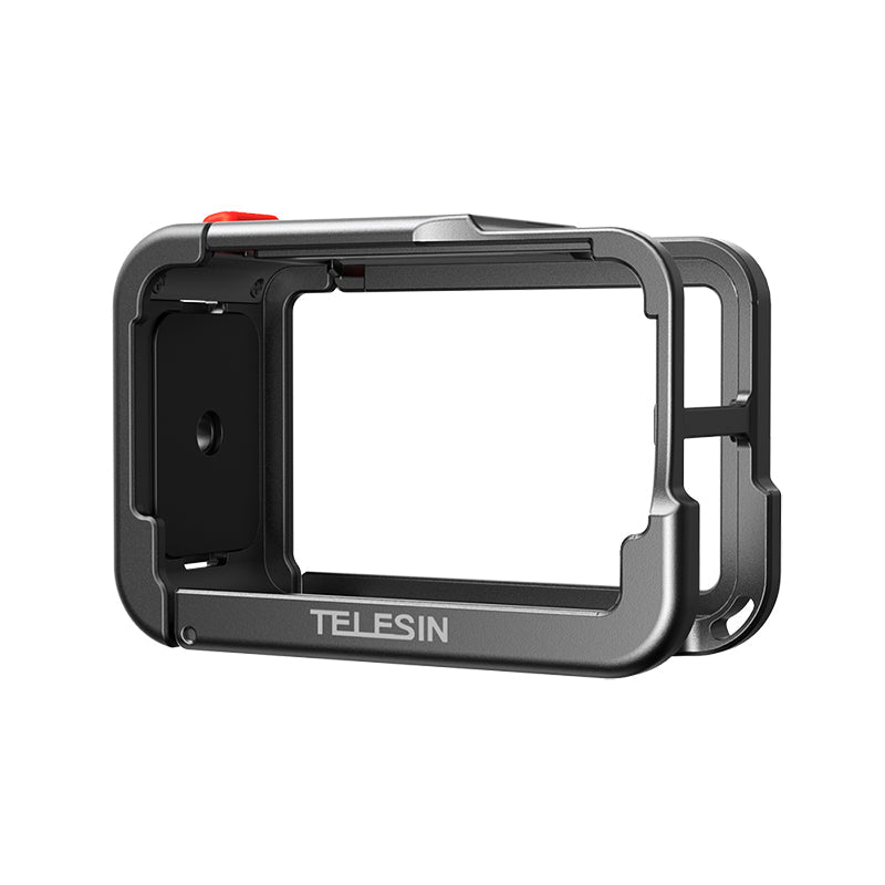 Telesin Khung Kim Loại Siêu Nhẹ Rabbit Cage Cho DJI Action 3/4/5 Pro | S6-FMS-13BK-TDJ | Chính hãng | FullVAT