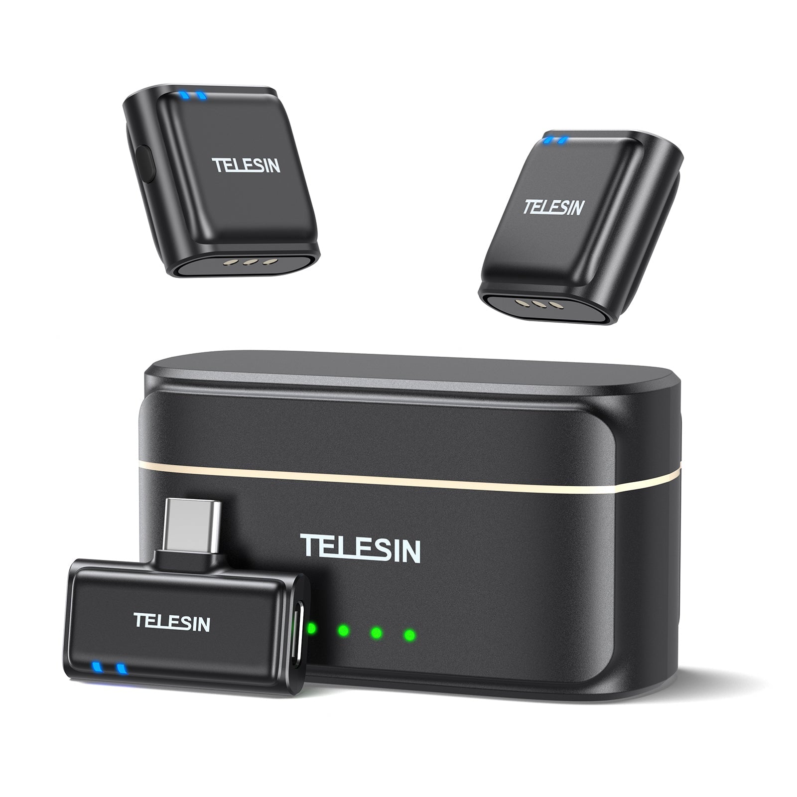 Telesin Micro Cài Áo Không Dây Nhỏ Gọn Cho Điện Thoại | P5-MCP-01 | Chính hãng | FullVAT