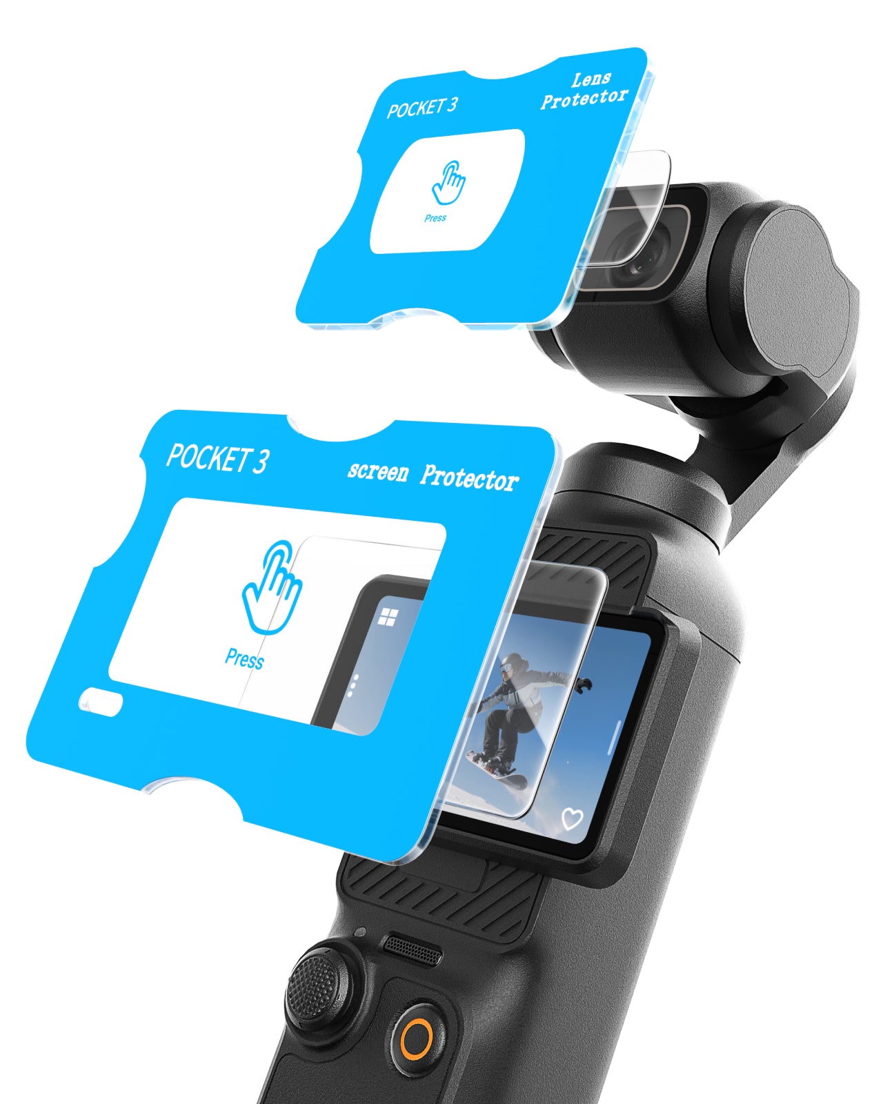 Telesin Miếng Dán Màn Hình Chống Phản Chiếu Cho Pocket 3/4 | S6-FLM-28-TDJ | Chính hãng | FullVAT