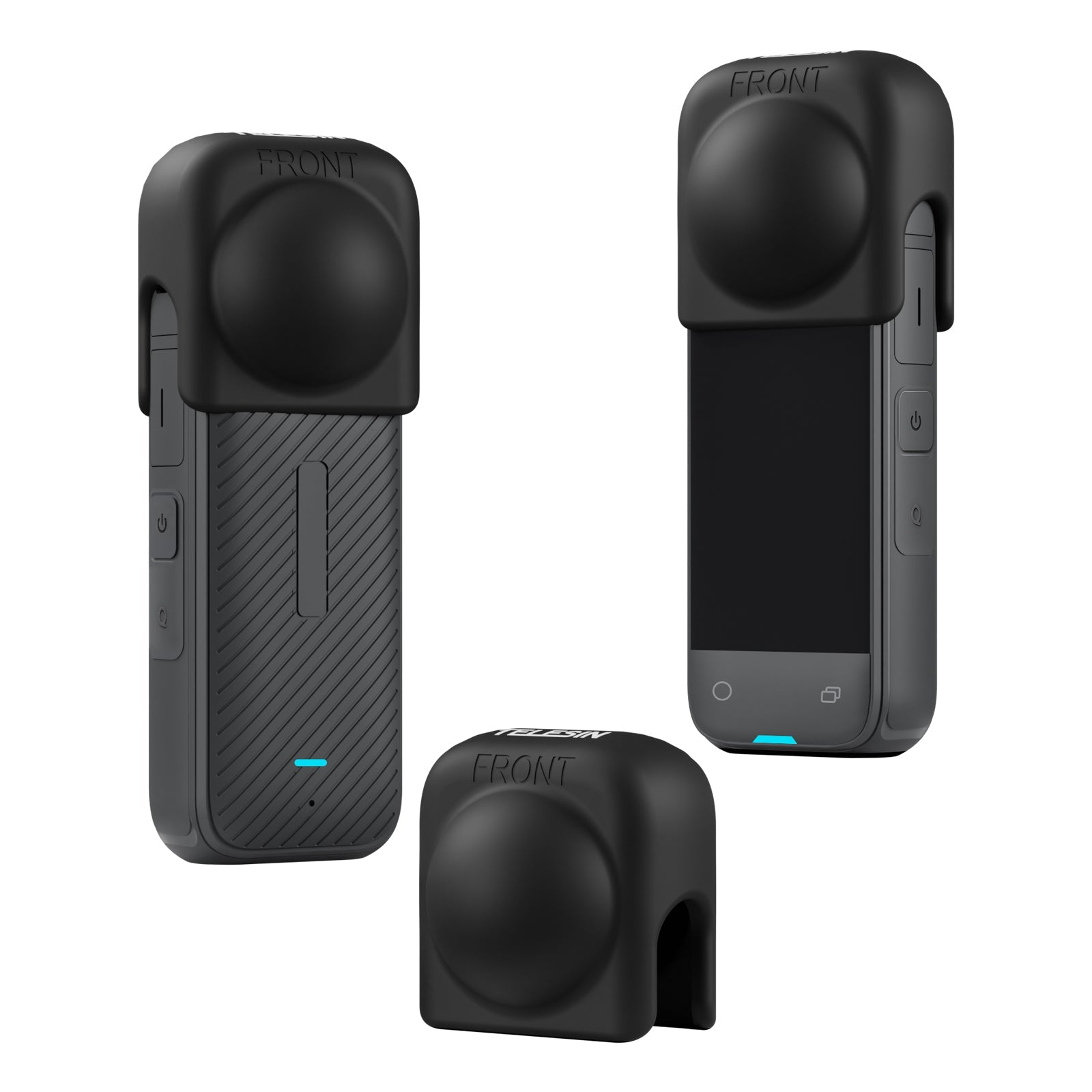 Telesin Nắp Silicon Bảo Vệ Thấu Kính Kép Cho Insta360 X4 | S6-PTC-05-TIS | Chính hãng | FullVAT