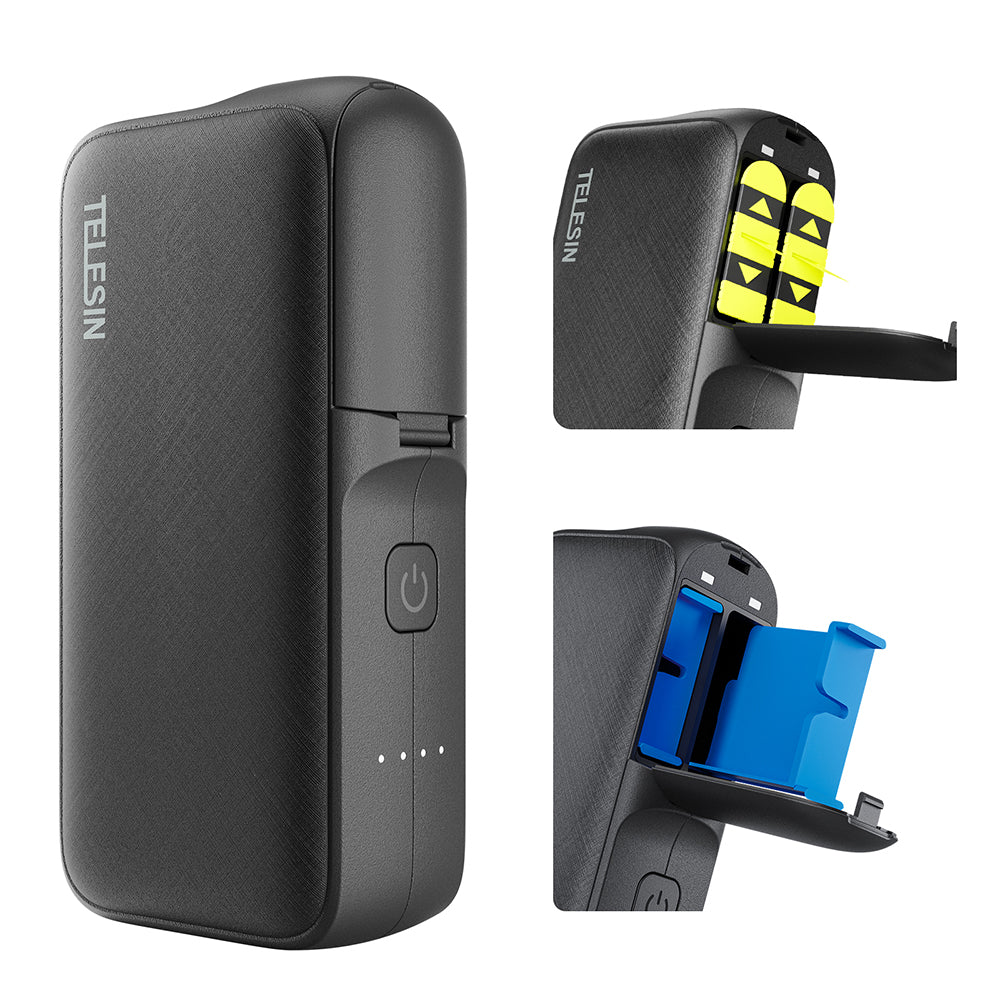 Telesin Power Bank Storage Hộp Sạc Pin Thông Minh cho GoPro | GP-PB-001 | Chính hãng | FullVAT