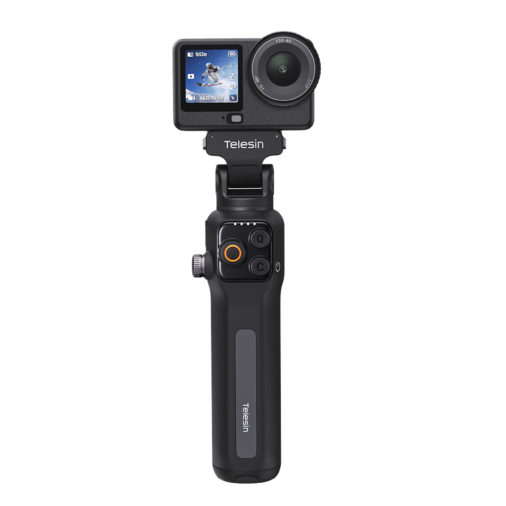Telesin Tay Cầm Tích Hợp Sạc Nhanh Di Động Cho DJI Action 6 | S1-CSS-07 | Chính hãng | FullVAT