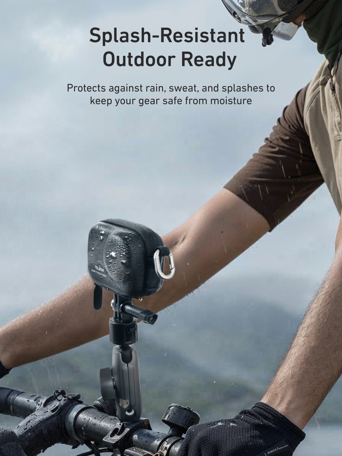 Telesin Túi Đựng Hộp Bảo Vệ Máy Cho DJI Osmo Action 6 / Action 5 Pro (Màu Đen) | S6-PRC-32BK-TDJ | Chính hãng | FullVAT