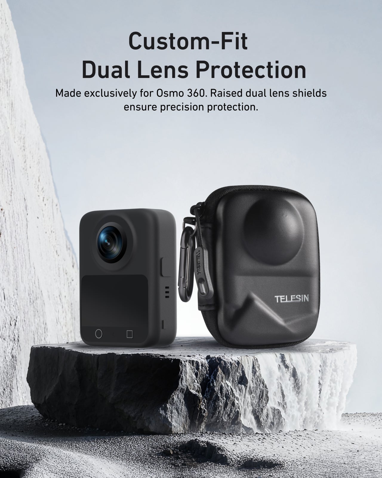 Telesin Túi Hộp Đựng Mini Cho DJI Osmo 360（Fully enclosed） | S6-PRC-21-TDJ | Chính hãng | FullVAT