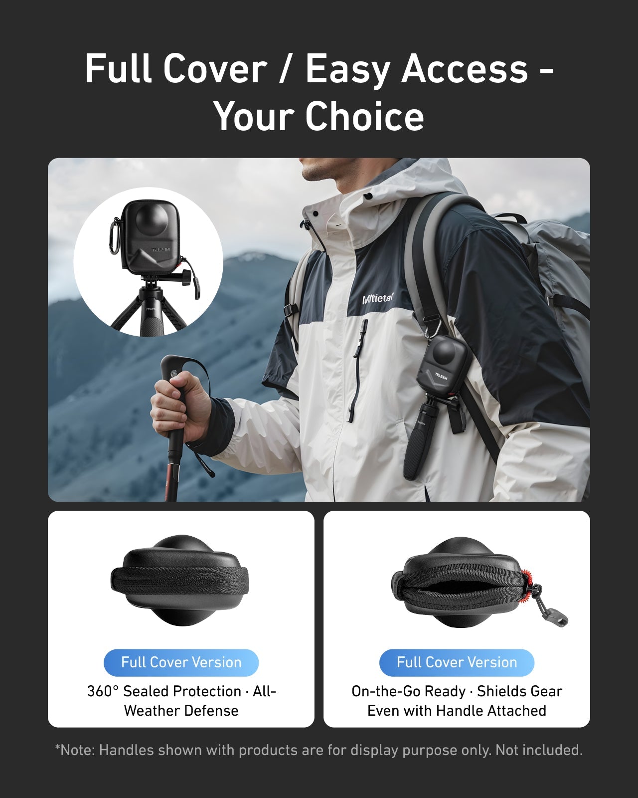 Telesin Túi Hộp Đựng Mini Cho DJI Osmo 360（Fully enclosed） | S6-PRC-21-TDJ | Chính hãng | FullVAT