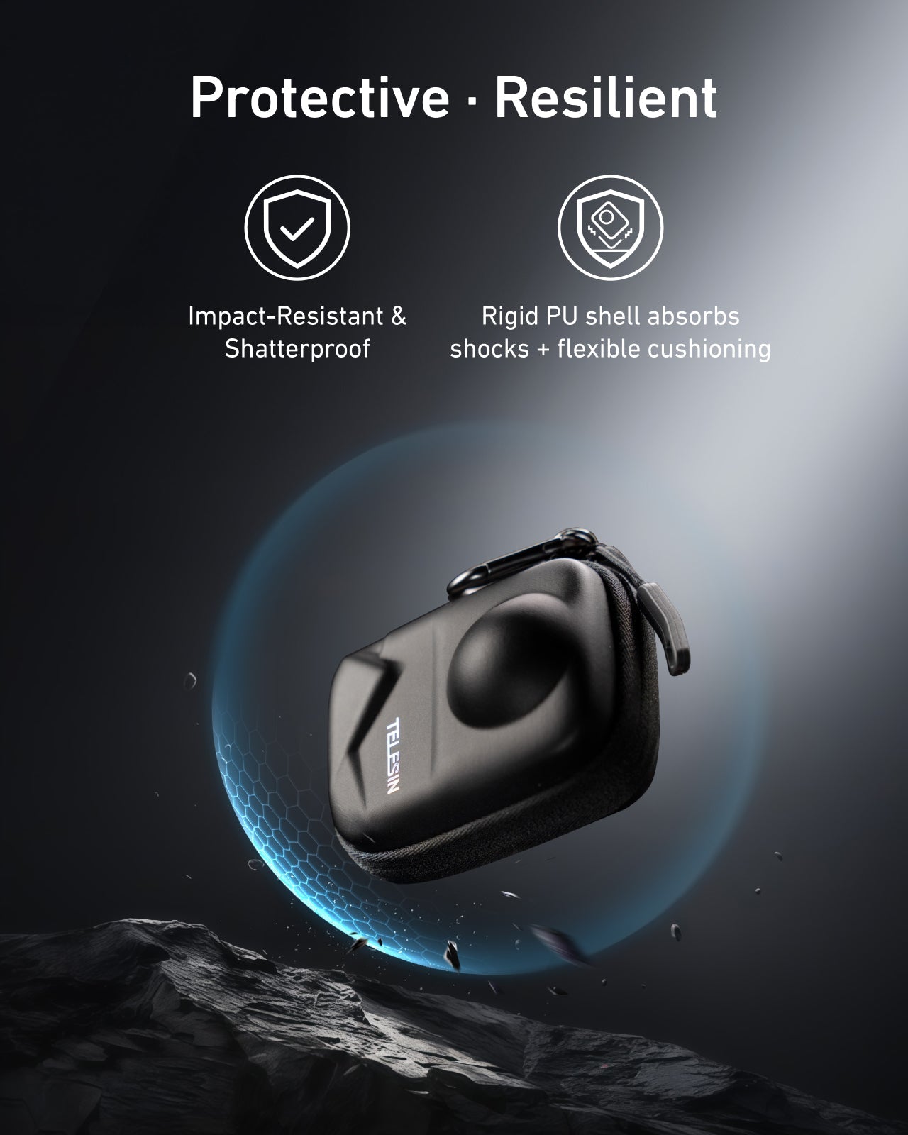 Telesin Túi Hộp Đựng Mini Cho DJI Osmo 360（Fully enclosed） | S6-PRC-21-TDJ | Chính hãng | FullVAT