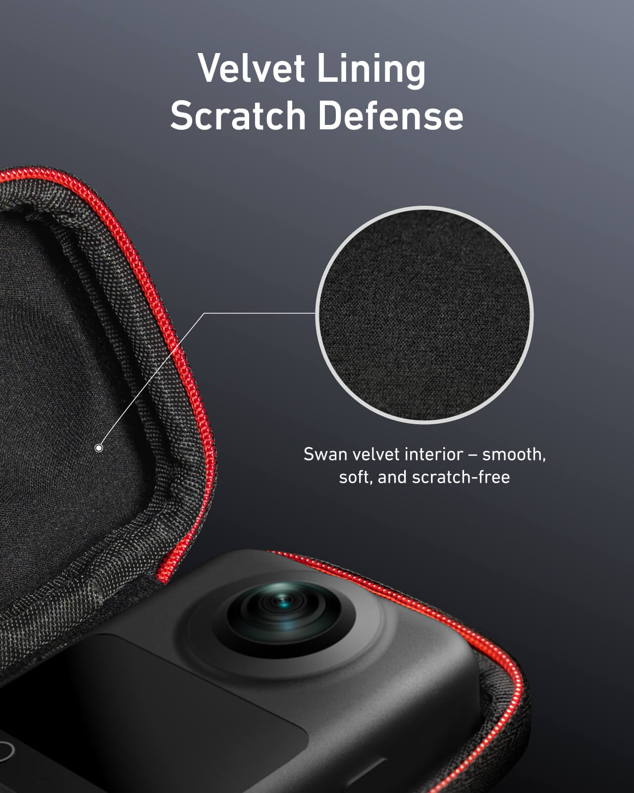 Telesin Túi Hộp Đựng Mini Cho DJI Osmo 360 | S6-PRC-22-TDJ | Chính hãng | FullVAT