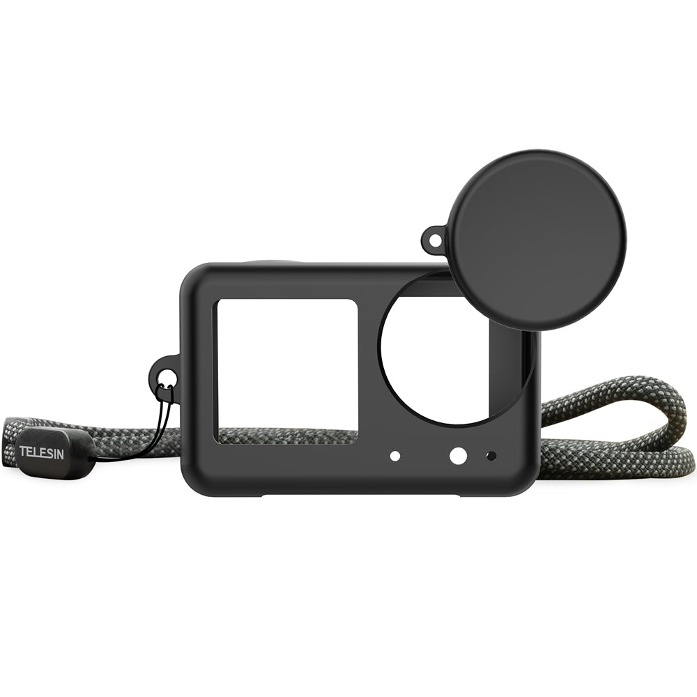 Telesin Vỏ Bảo Vệ Silicon Kèm Dây Đeo Cho DJI Osmo Action 3/4/5 Pro | S6-PTC-06-TDJ | Chính hãng | FullVAT