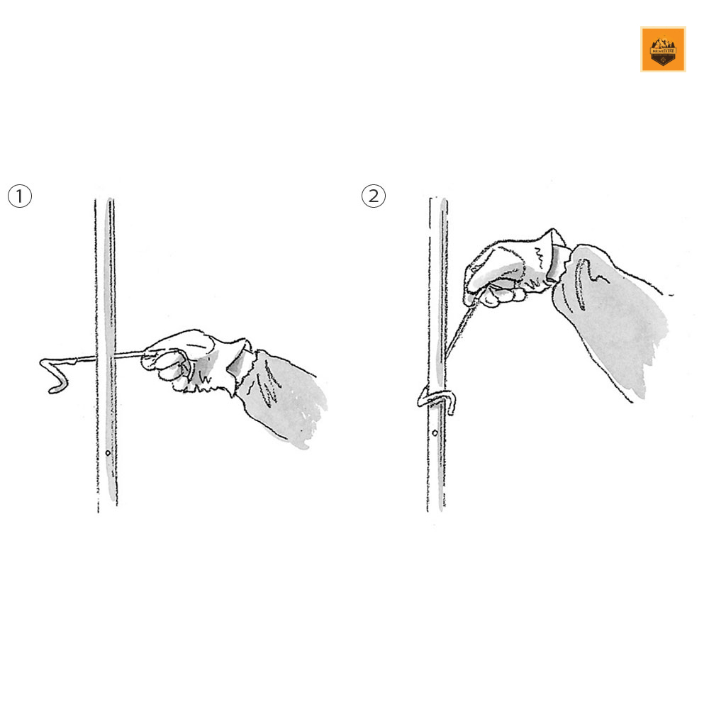 Thanh Treo Đèn Snow peak Lantern Hanger L, LT-009 | Chính hãng