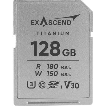 Thẻ nhớ Exascend 128GB Titanium UHS-I SDXC | Hàng Chính hãng