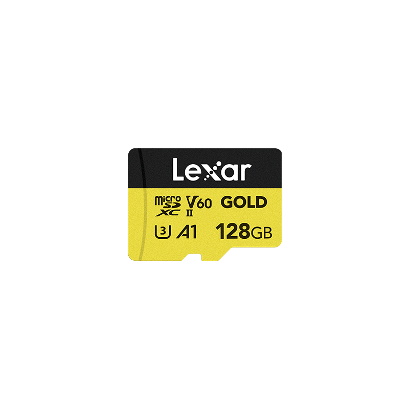 Thẻ nhớ Lexar Gold microSDXC UHS-II V60 128GB | Chính hãng | Fullvat