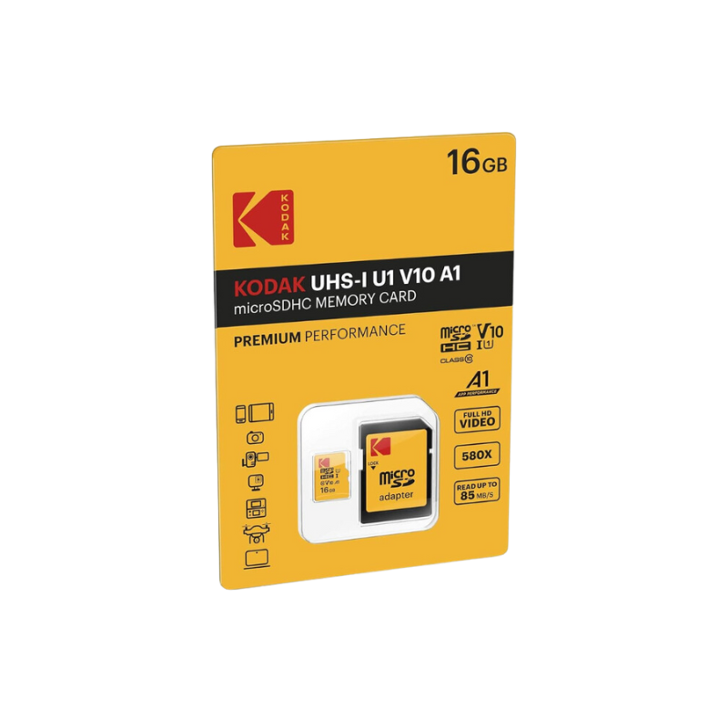 Thẻ nhớ Micro SDHC Kodak 16GB Premium — ảnh 1