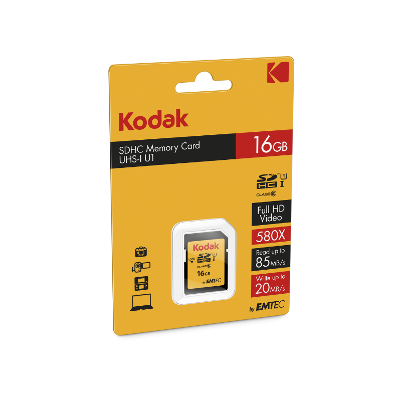 Thẻ nhớ SDHC Kodak 16GB Premium — ảnh 1