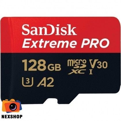 Thẻ nhớ SanDisk 128GB 200Mb/s A2 Extreme PRO microSD UHS-I Chính hãng