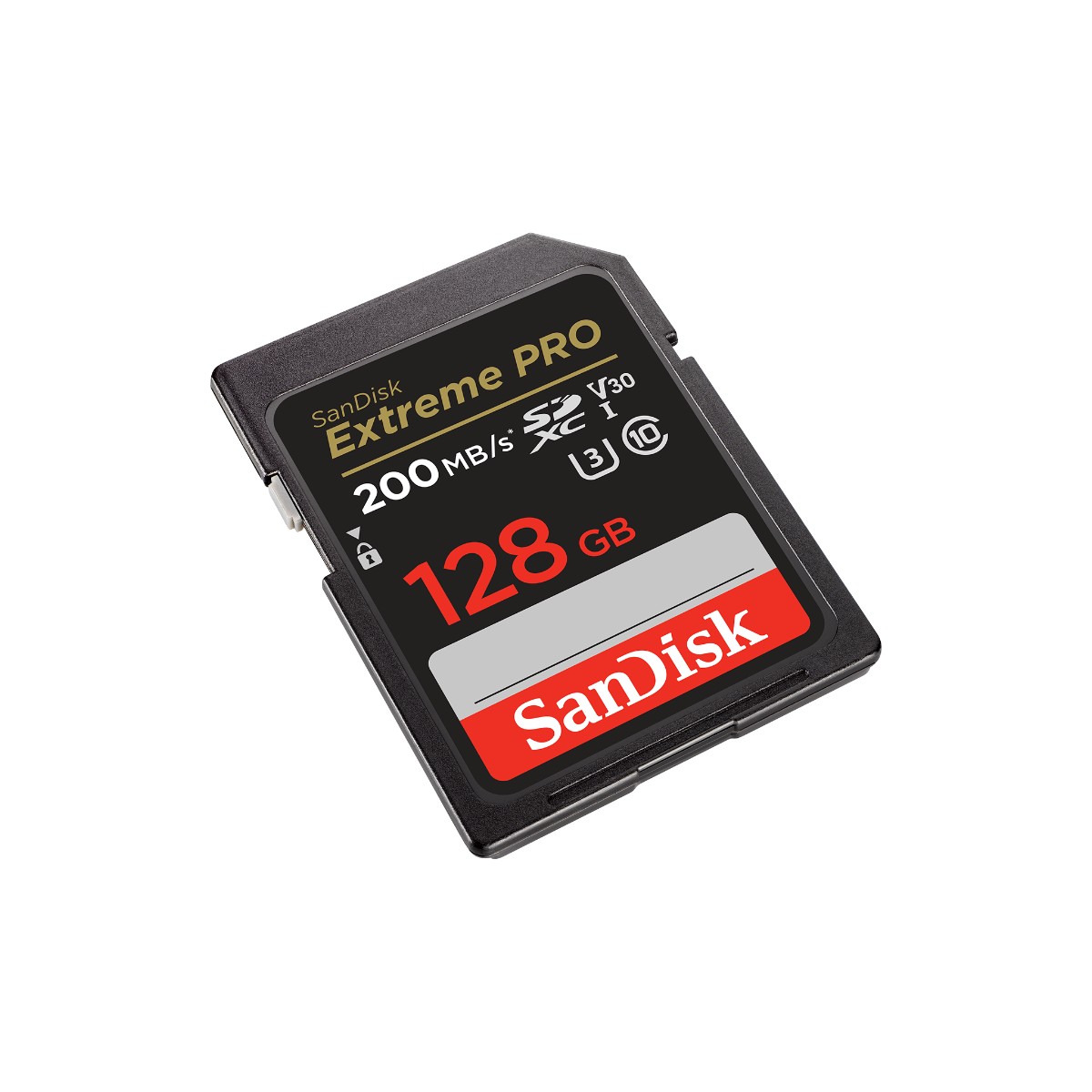 Thẻ nhớ SanDisk Extreme Pro SDXC, SDXXD 128GB, V30, U3, C10, UHS-I, 200MB/s R, 90MB/s W, Lifetime Limited