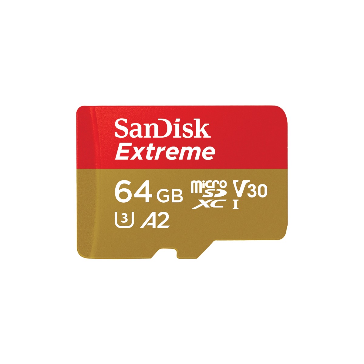 Thẻ nhớ SanDisk Extreme microSDXC, SQXAH 64GB, V30, U3, C10, A2, UHS-I, 170MB/s R, 80MB/s W, Lifetime Limited