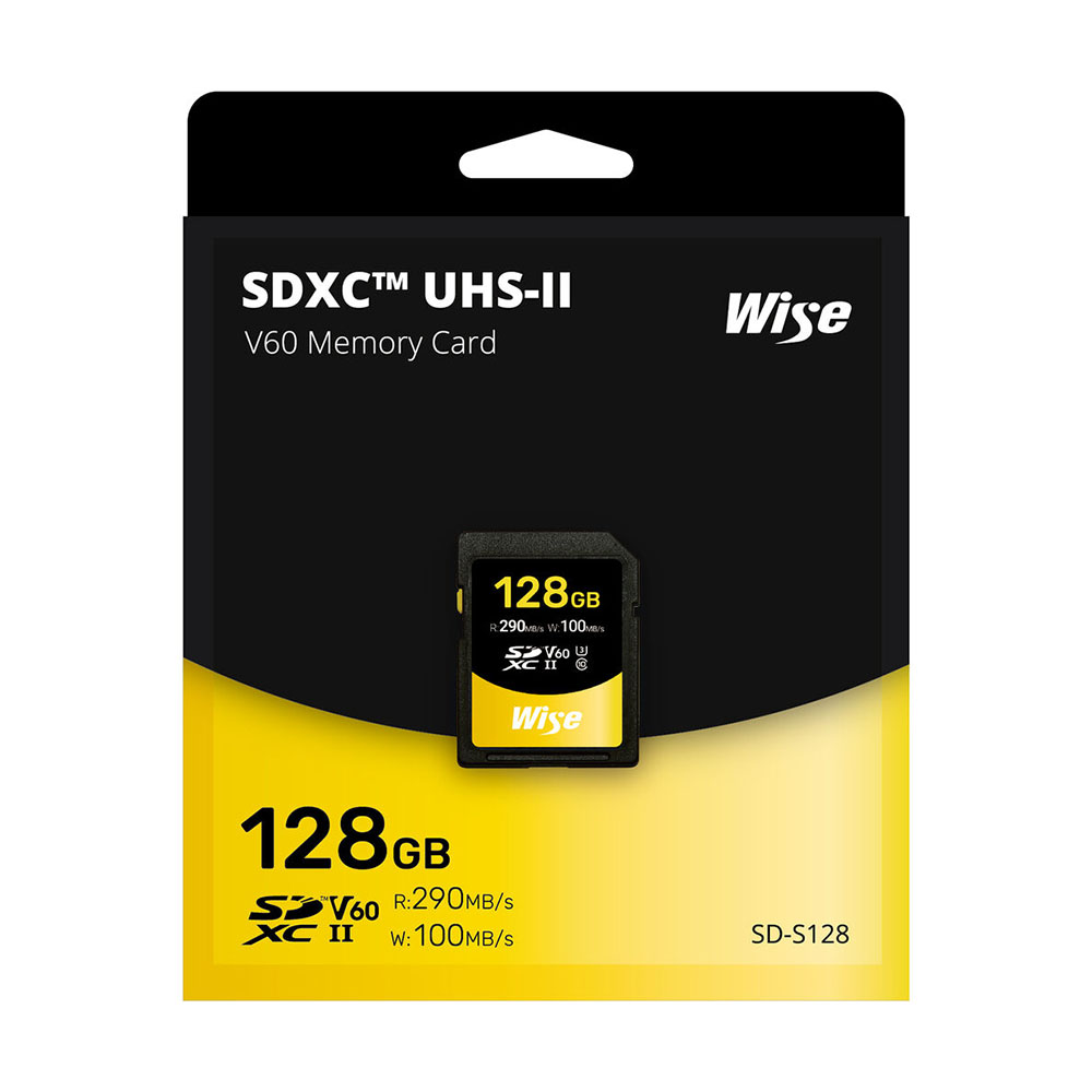 Thẻ nhớ Wise 128GB / 256GB / 512GB SDXC UHS-II V60 / V90 - SD-S128 / SD-S256 / SD-S512 / SD-N128 / SD-N256 | Chính hãng