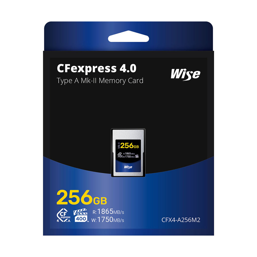 Thẻ nhớ Wise 256GB / 512GB / 1TB CFexpress 4.0 Type A - CFX4-A256M2 / CFX4-A512M2 / CFX4-A1024M2 | Chính hãng