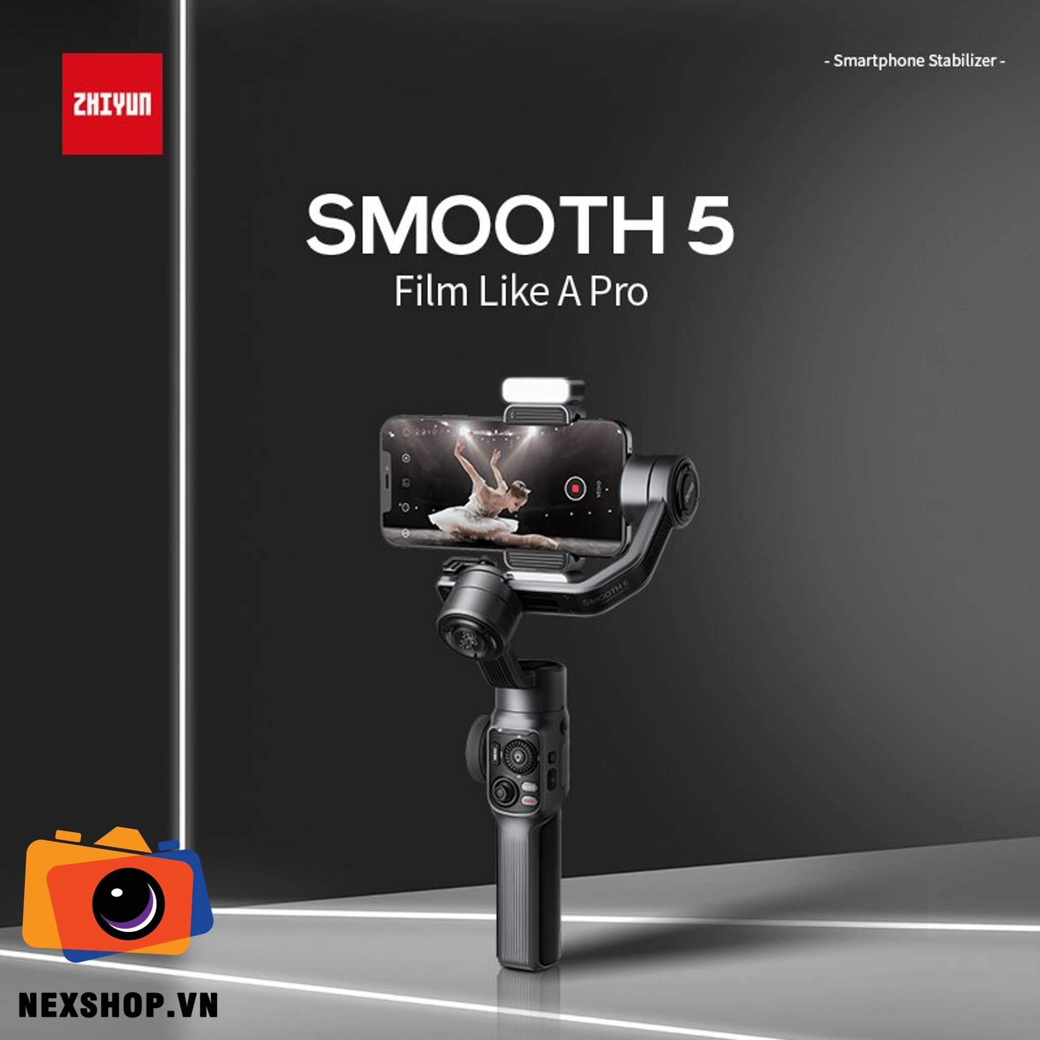 Thiết bị chống rung Zhiyun Smooth 5 Standard | Chính hãng