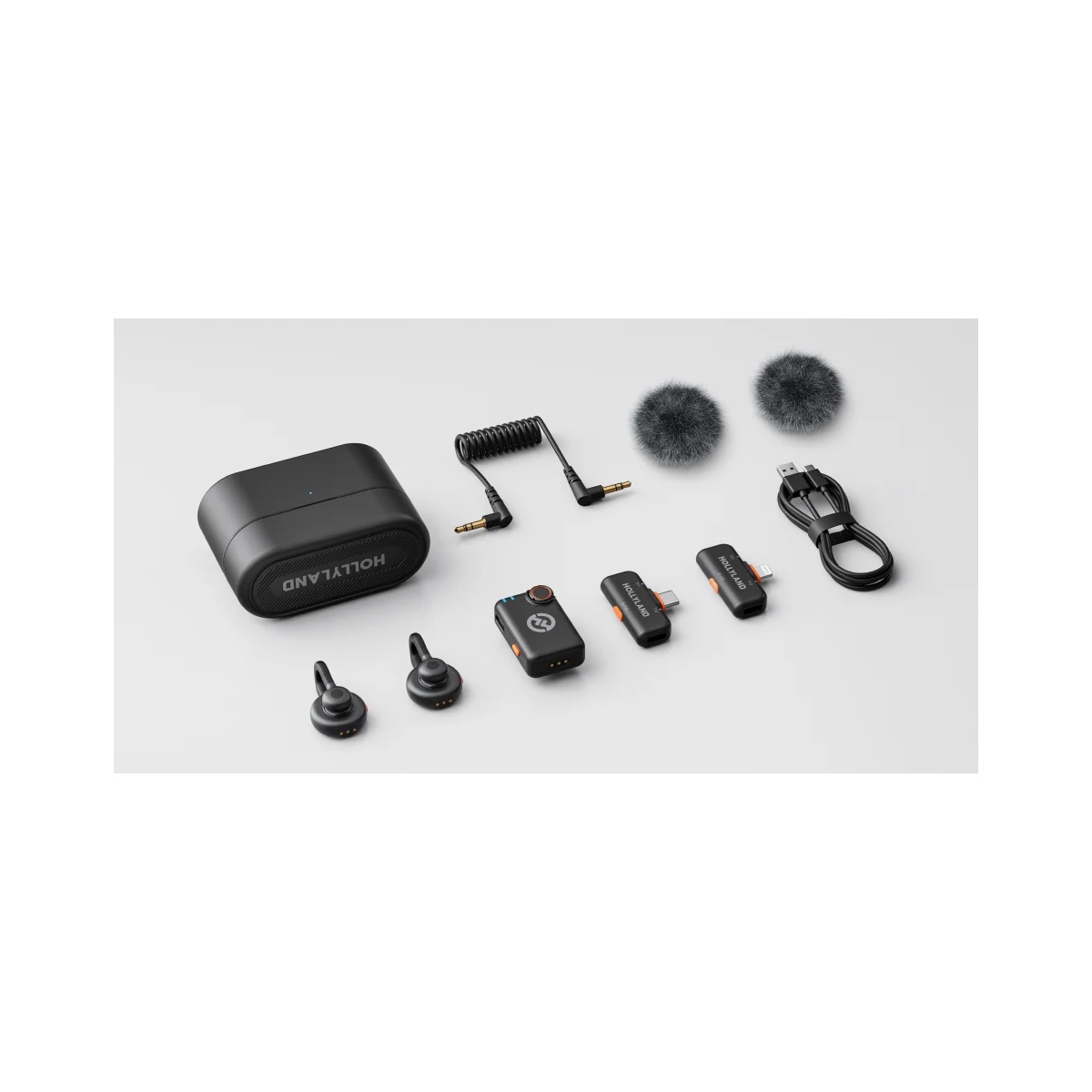 Thiết bị phát Micro không dây Hollyland Lark M2S Transmitter (Space Gray) | Chính hãng | Fullvat