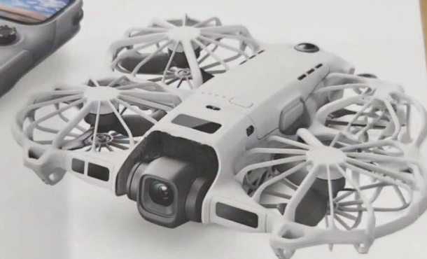 Thiết kế lồng bảo vệ cánh quạt nan hoa mới của DJI Neo 3
